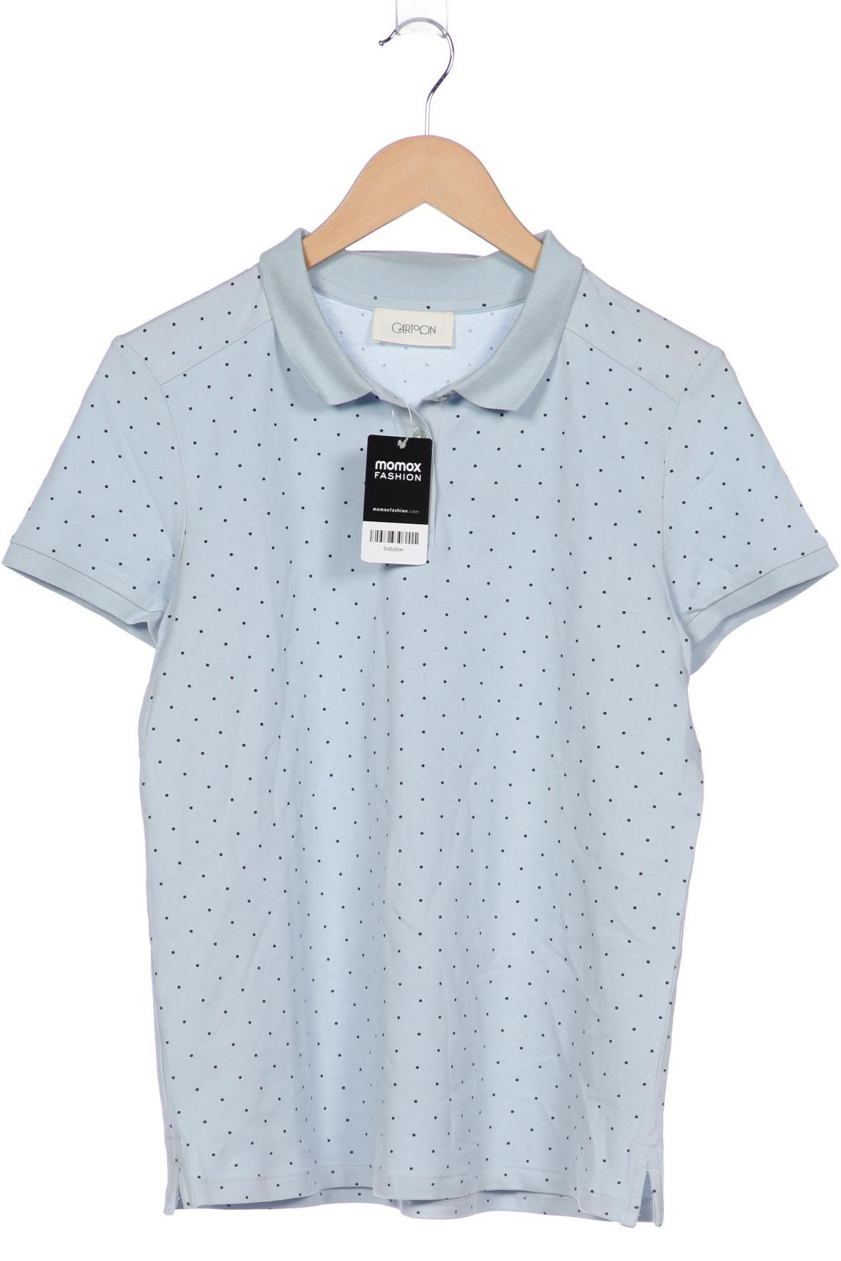 

Cartoon Damen Poloshirt, hellblau