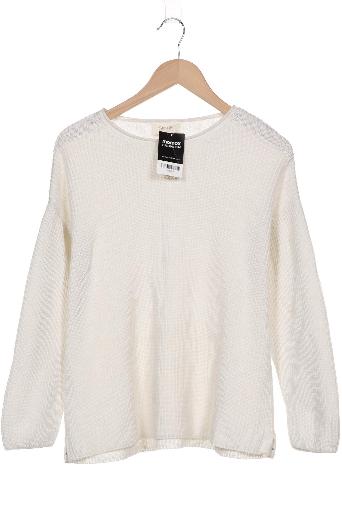 

Cartoon Damen Pullover, weiß