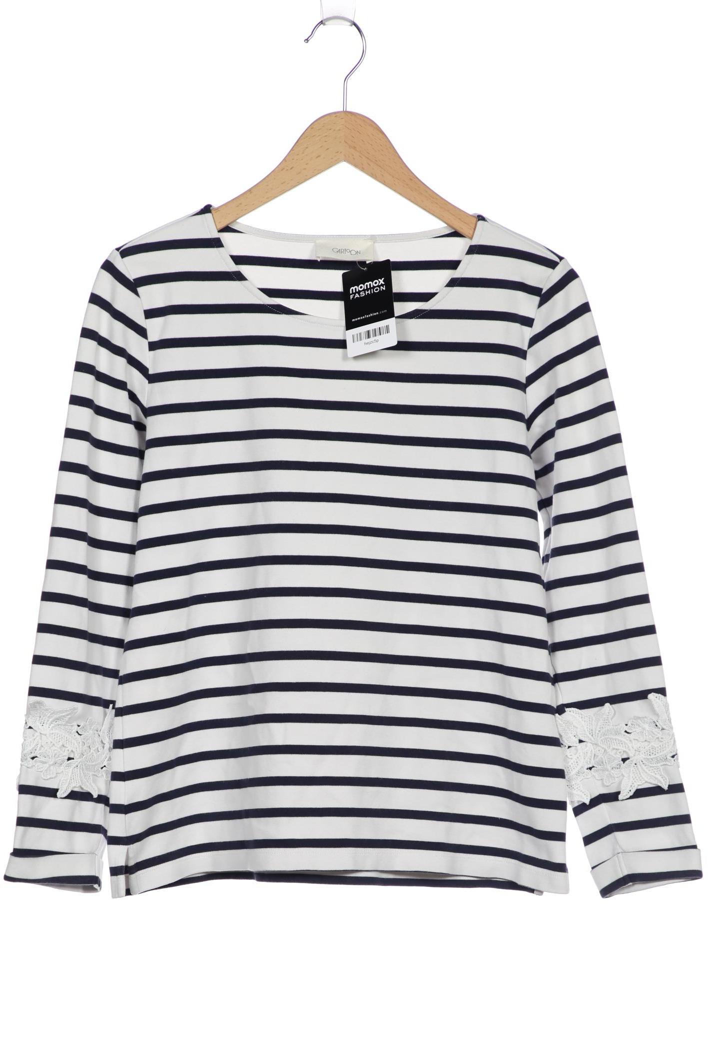 

Cartoon Damen Pullover, weiß