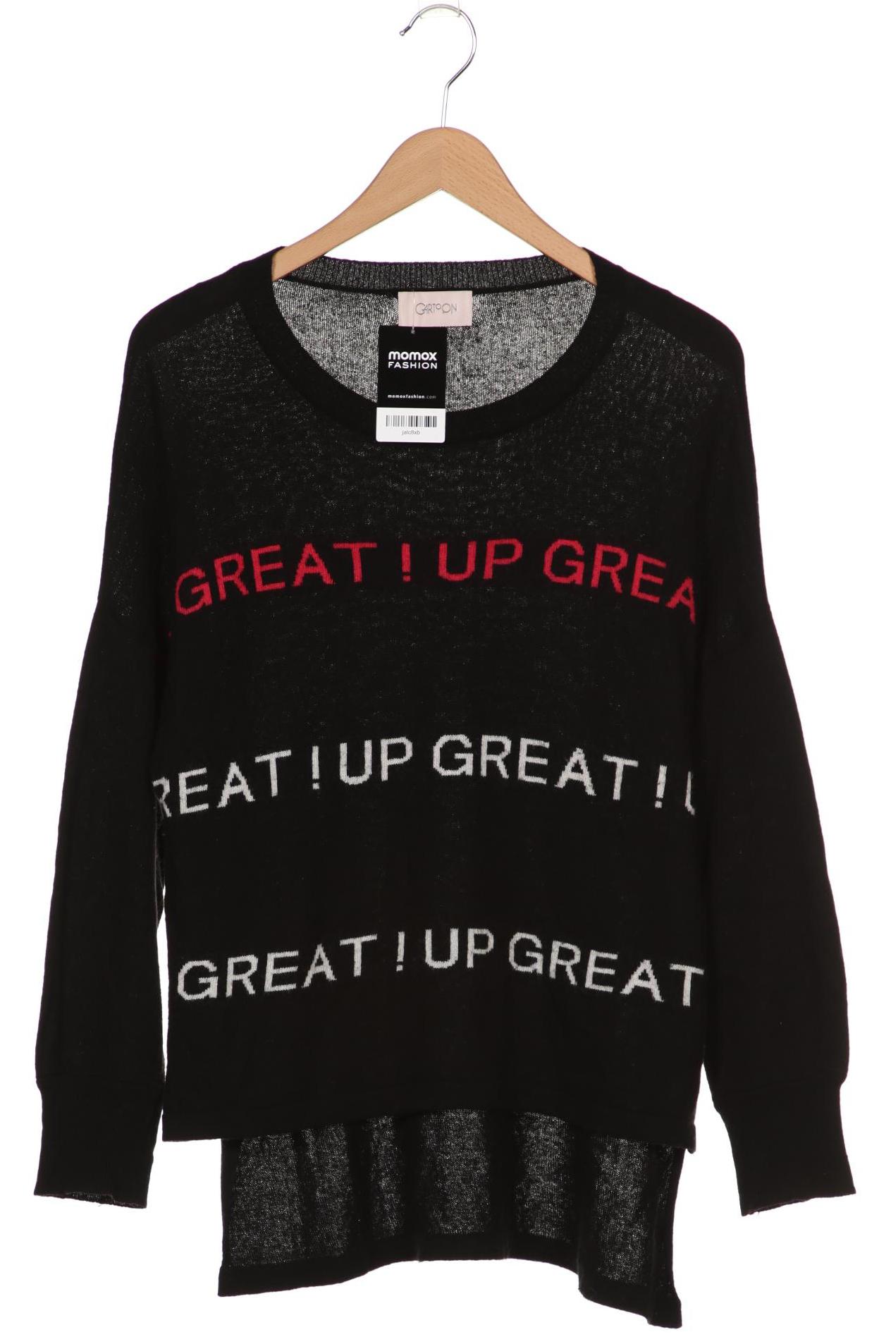 

Cartoon Damen Pullover, schwarz