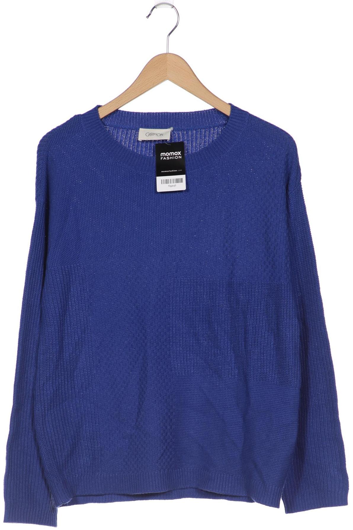 

Cartoon Damen Pullover, blau