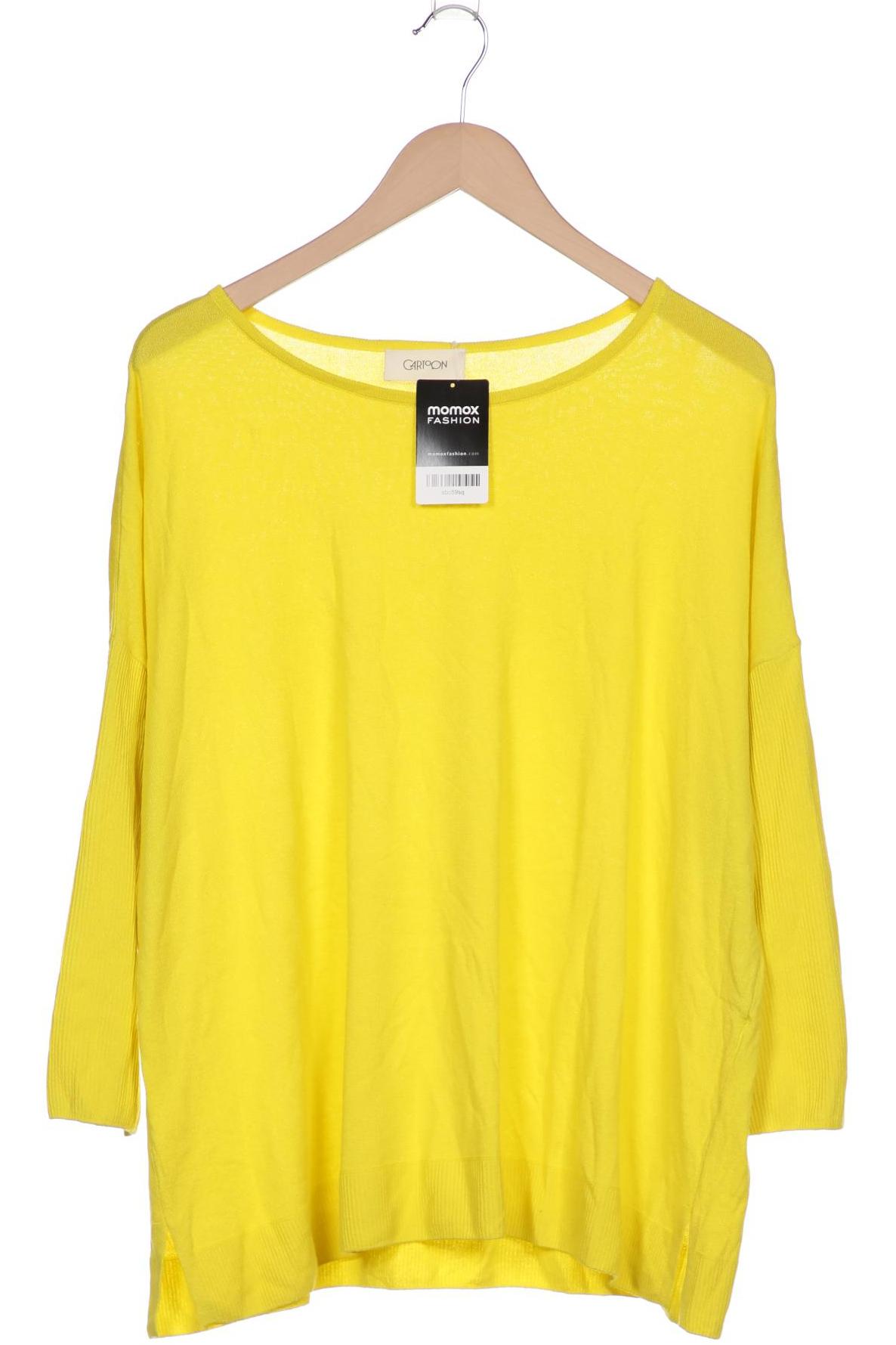 

Cartoon Damen Pullover, gelb