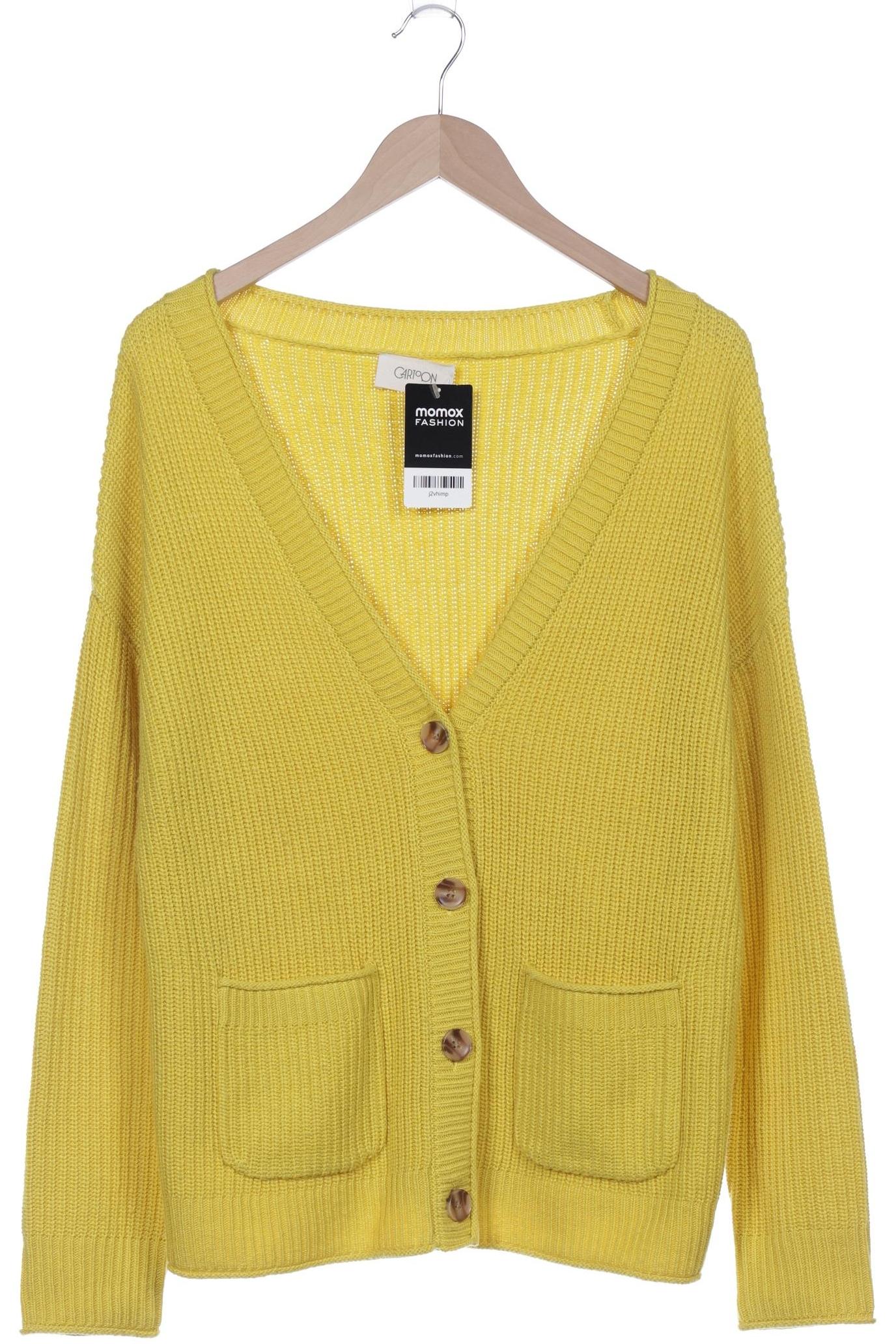 

Cartoon Damen Strickjacke, gelb, Gr. 44