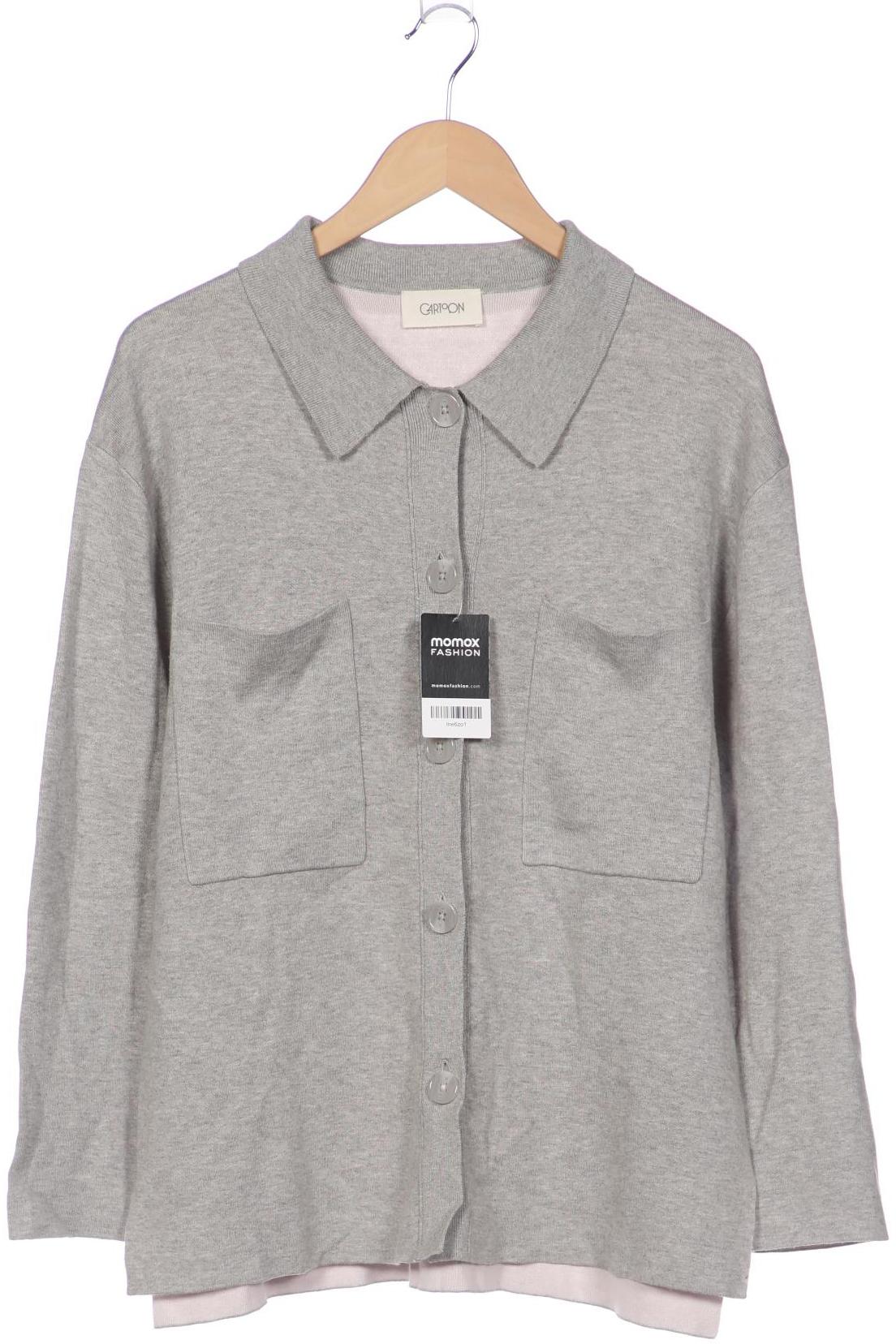 

Cartoon Damen Strickjacke, grau