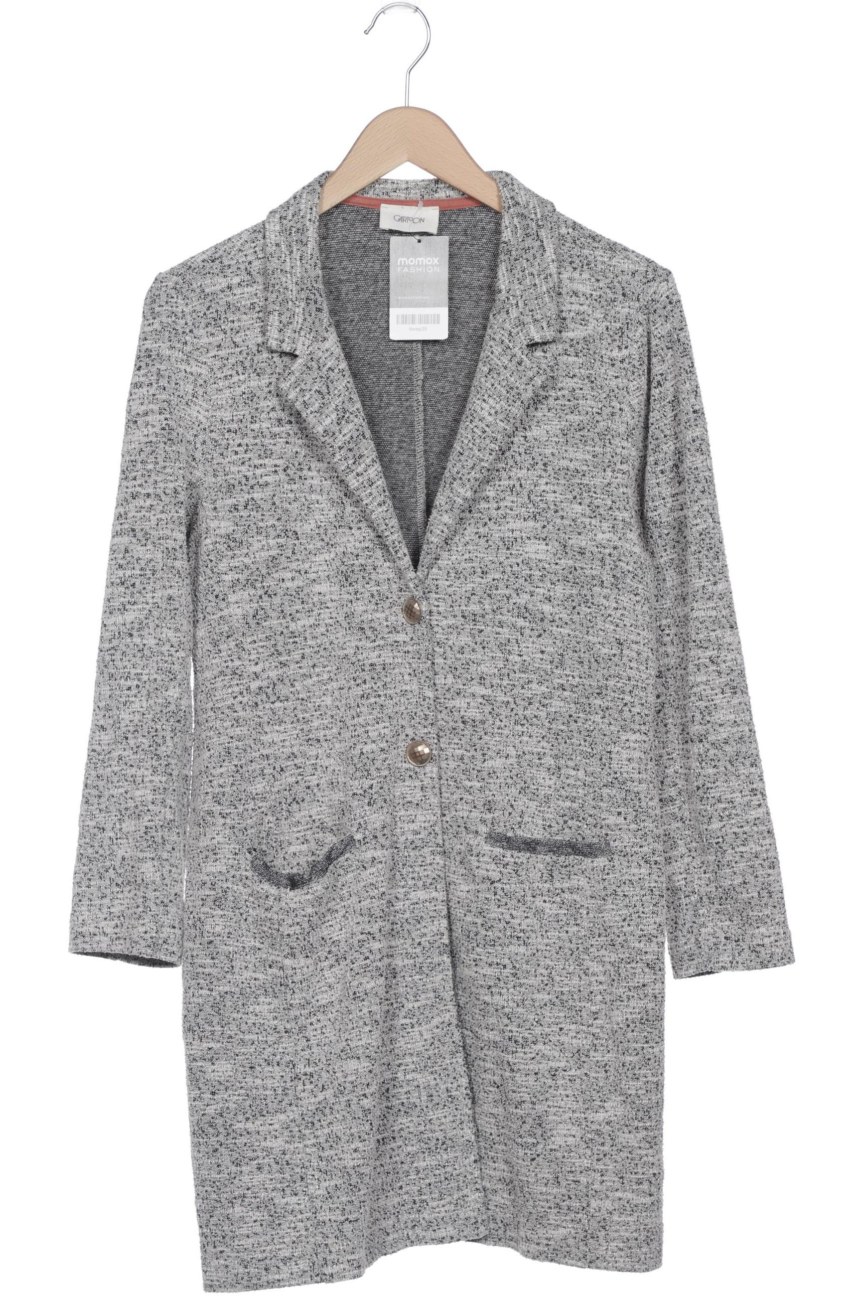 

Cartoon Damen Strickjacke, grau