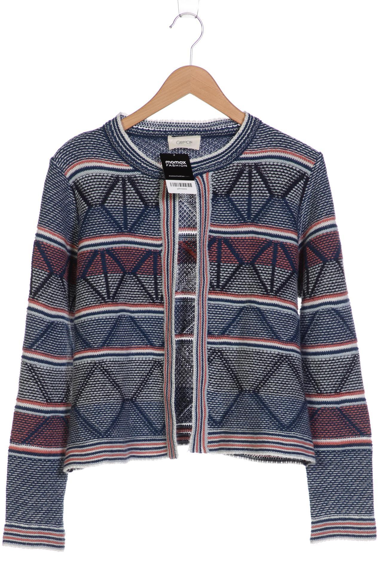 

Cartoon Damen Strickjacke, blau