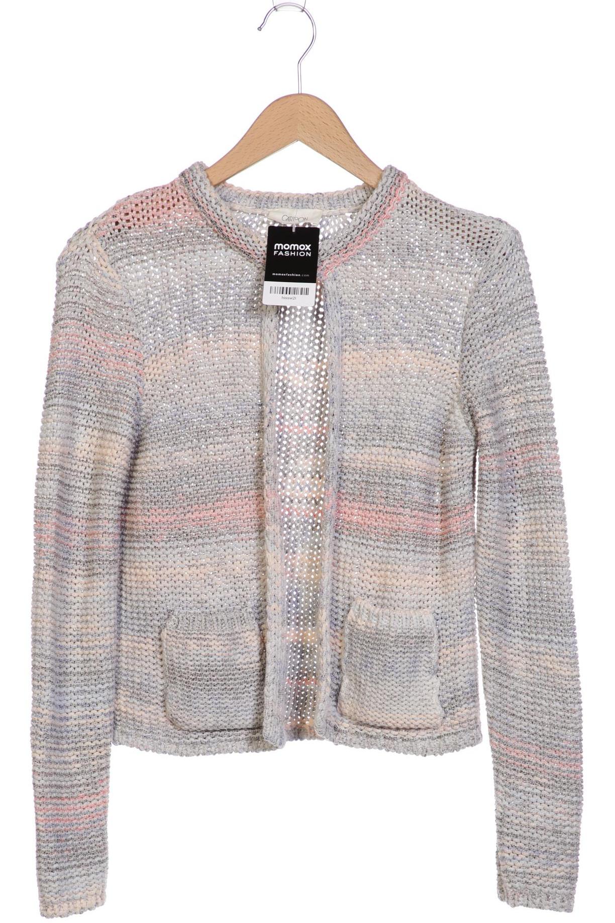 

Cartoon Damen Strickjacke, grau