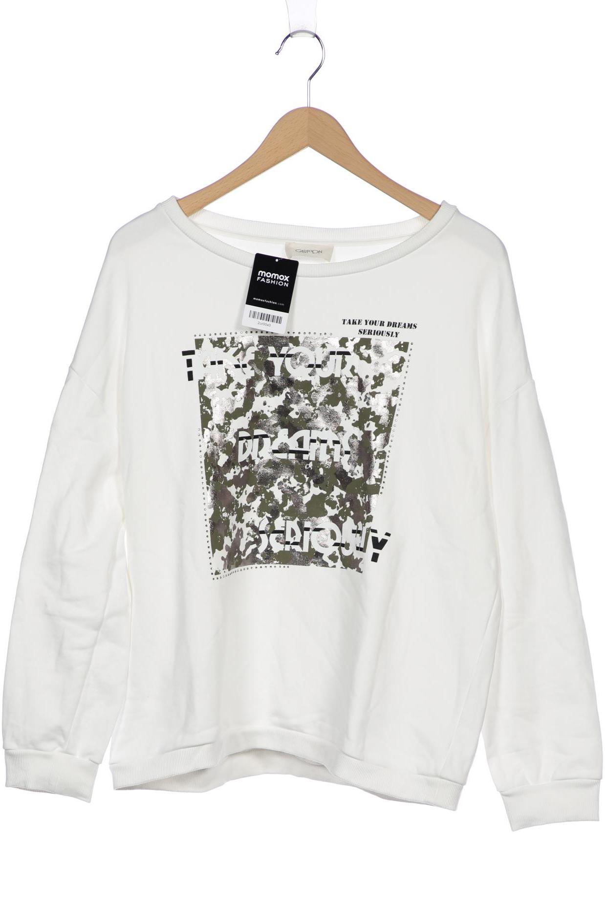 

Cartoon Damen Sweatshirt, weiß