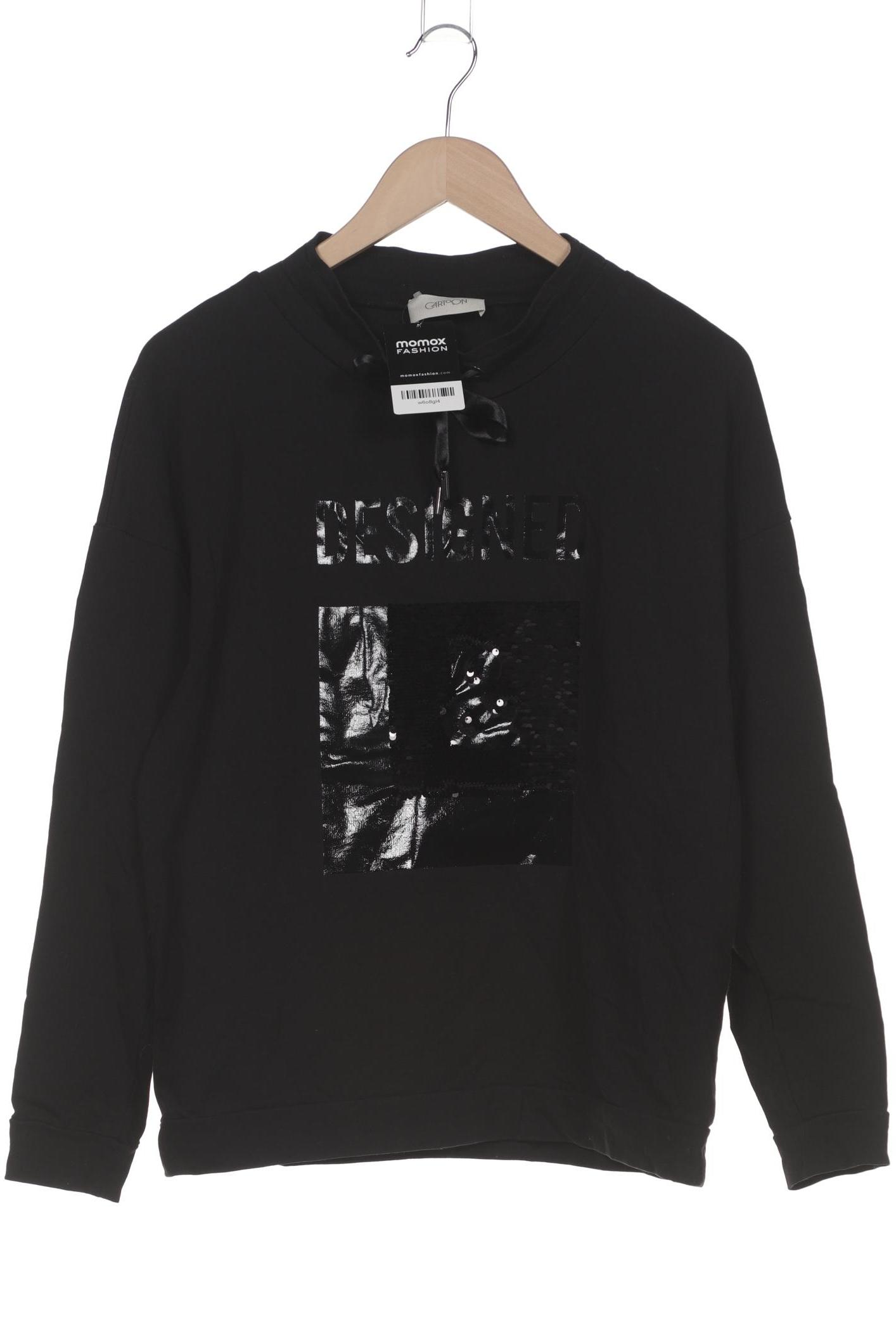 Thumbnail - Cartoon Damen Sweatshirt, schwarz, Gr. 38