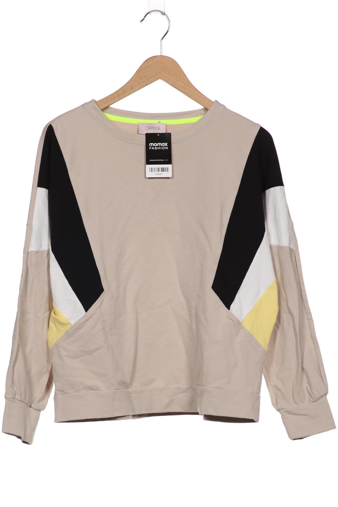 

Cartoon Damen Sweatshirt, beige