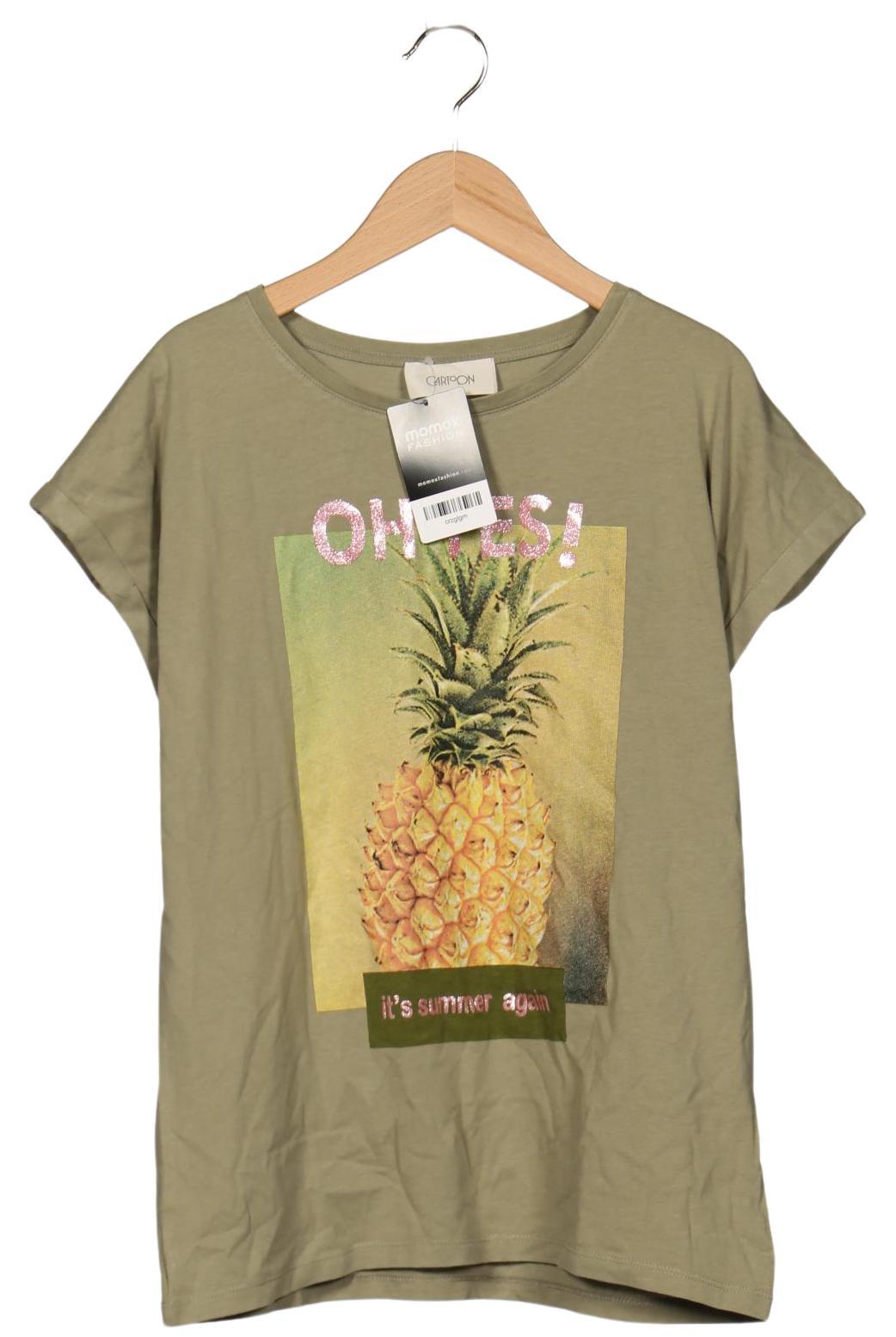 

Cartoon Damen T-Shirt, grün, Gr. 38