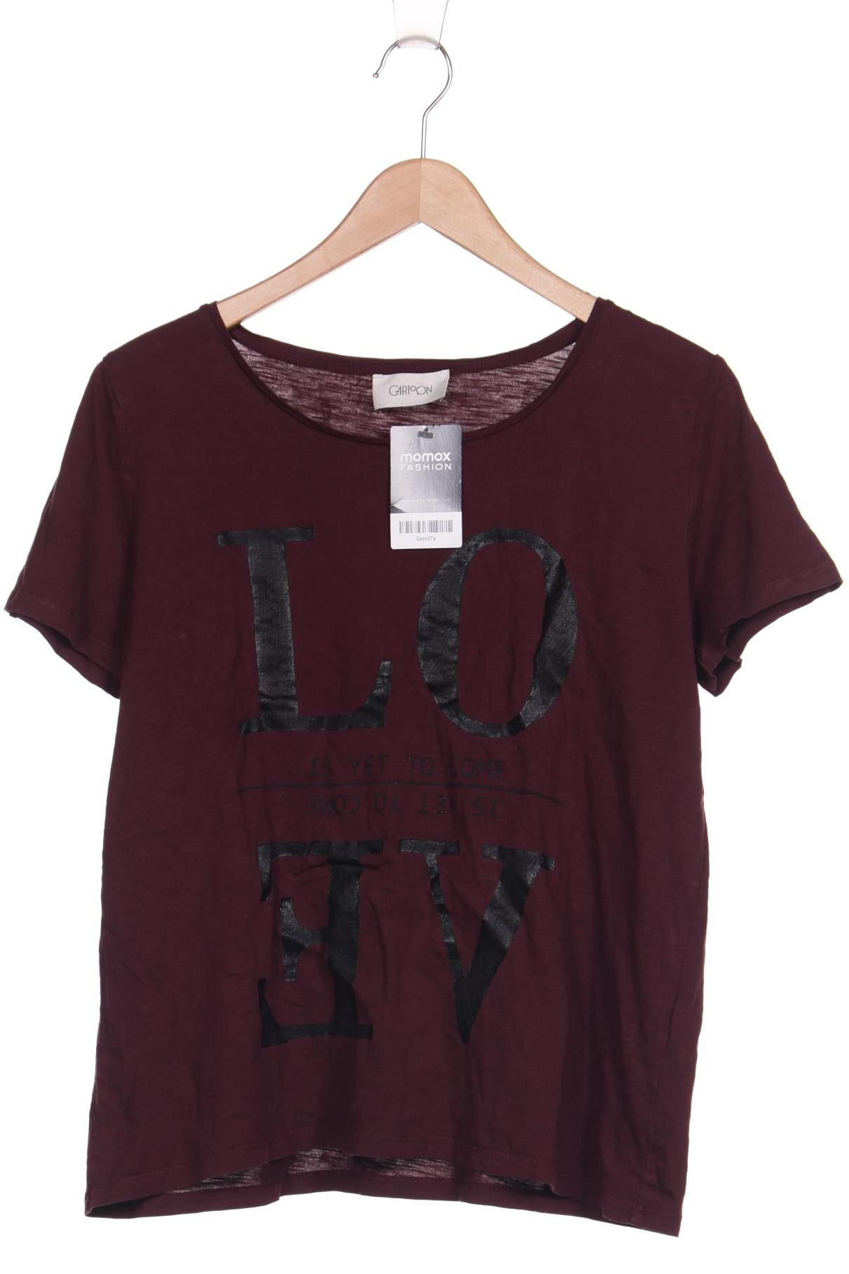 

Cartoon Damen T-Shirt, bordeaux