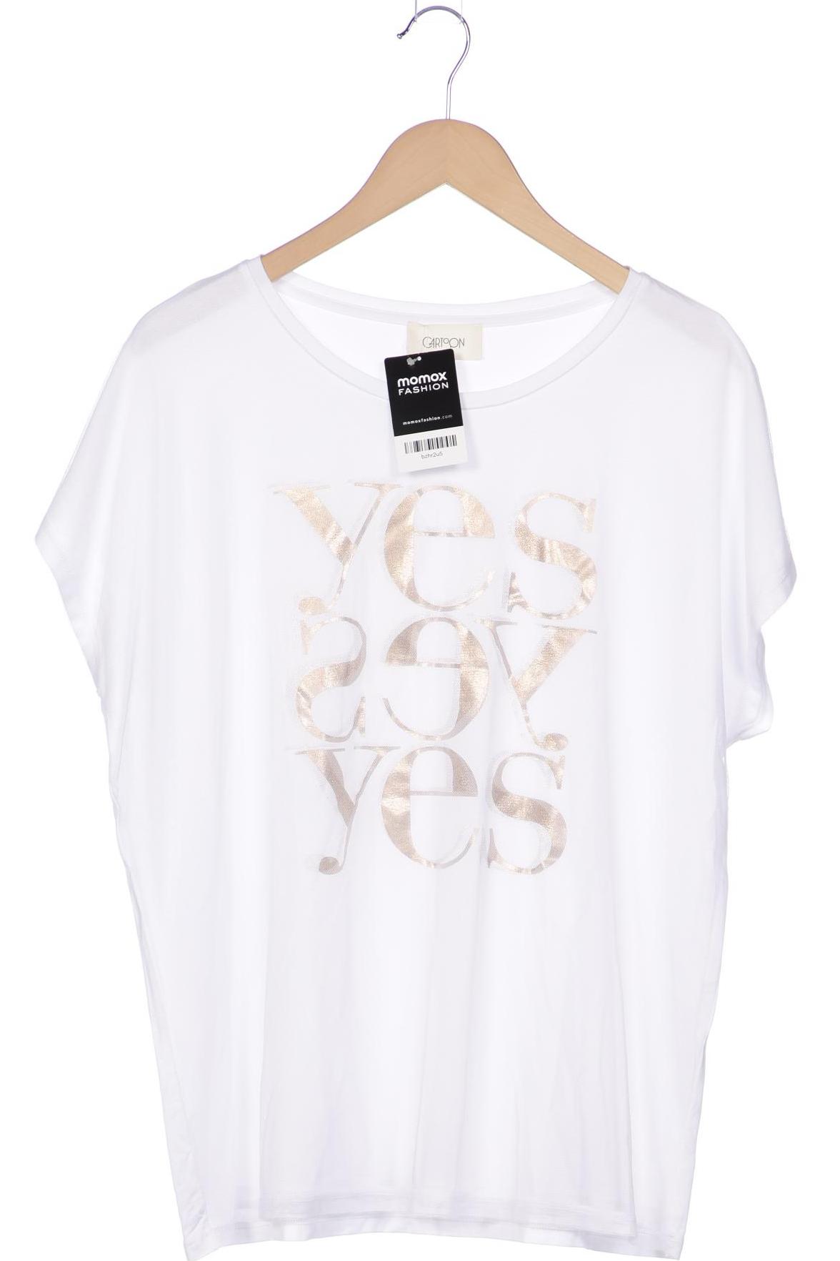 

Cartoon Damen T-Shirt, weiß