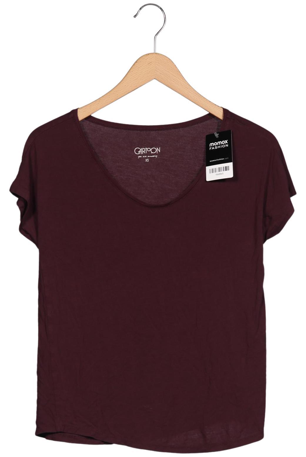 

Cartoon Damen T-Shirt, bordeaux, Gr. 34