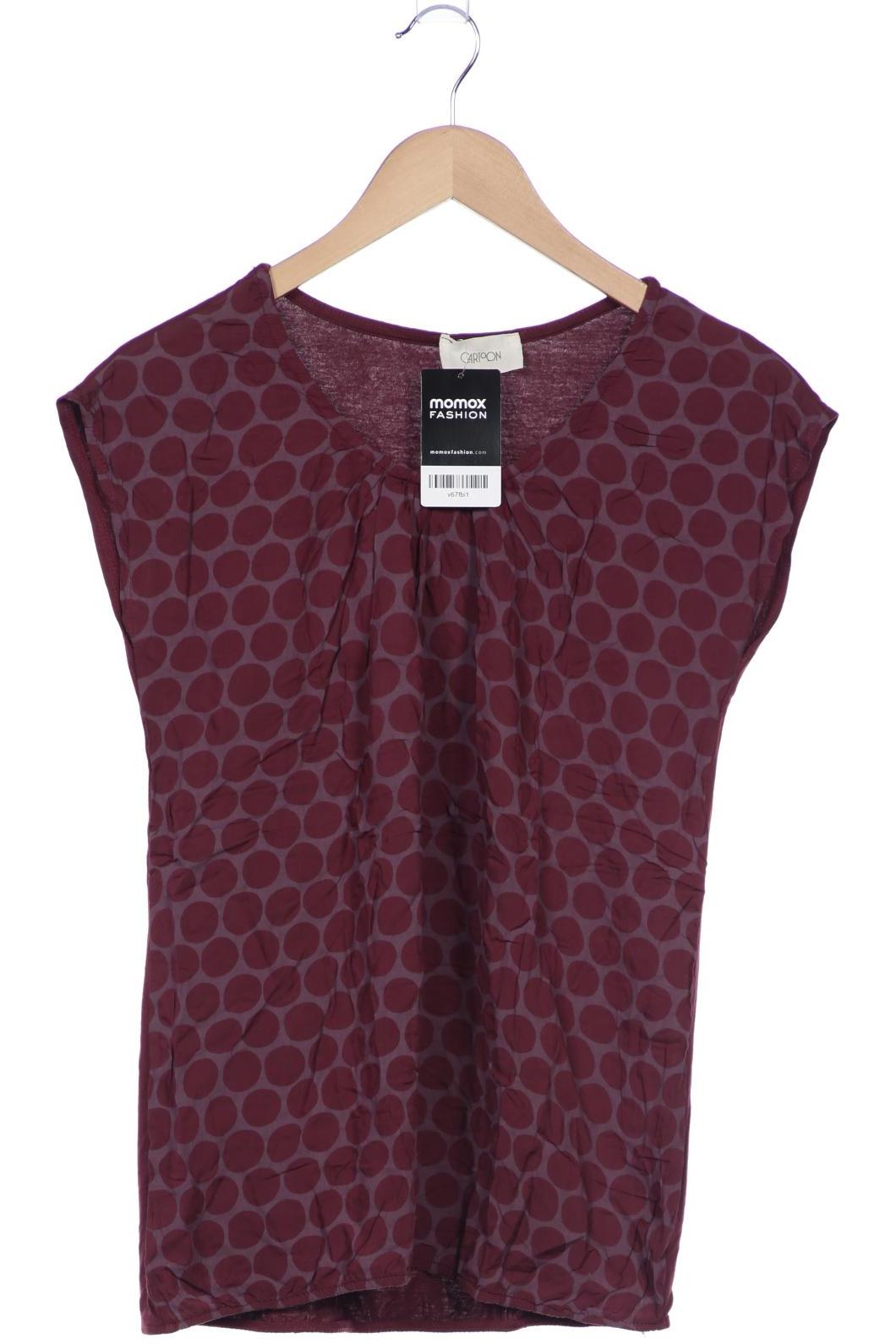 Thumbnail - Cartoon Damen T-Shirt, bordeaux, Gr. 36