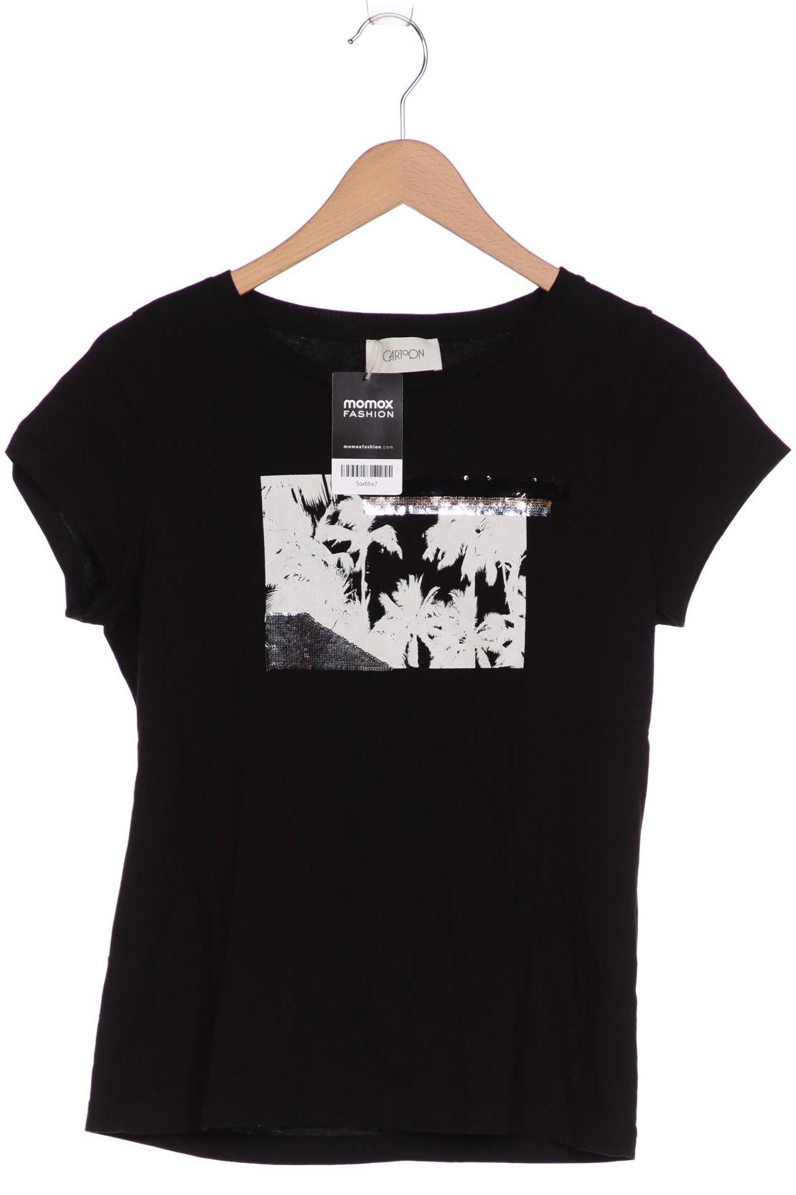

Cartoon Damen T-Shirt, schwarz