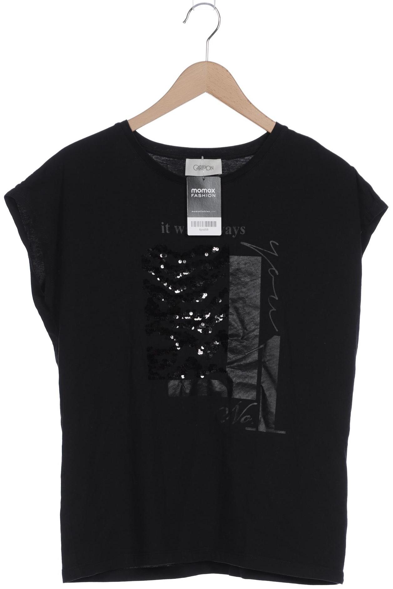 

Cartoon Damen T-Shirt, schwarz