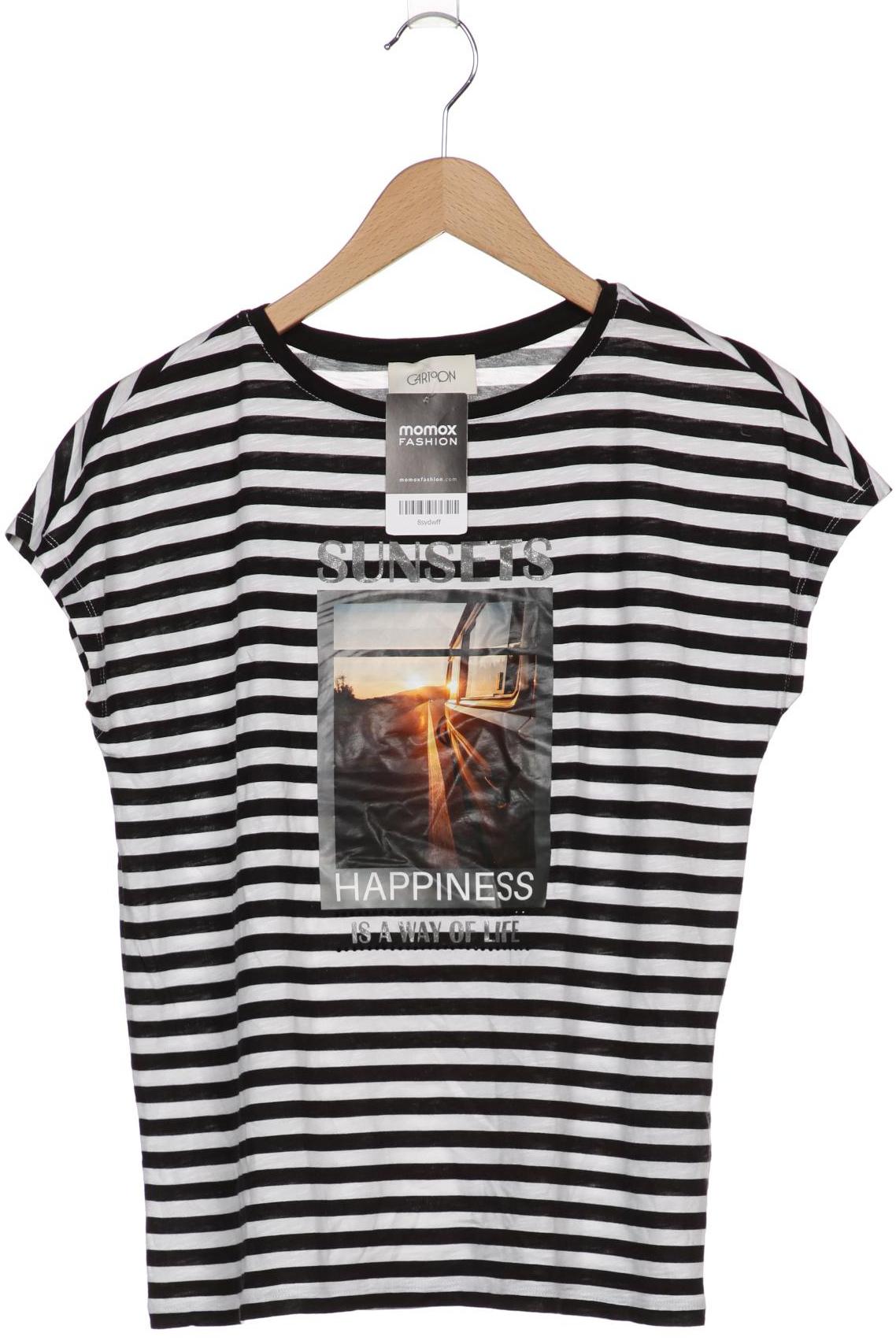 

Cartoon Damen T-Shirt, schwarz