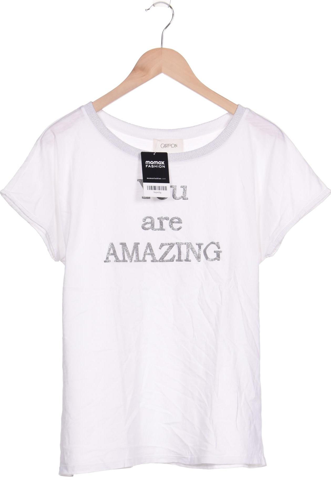 

Cartoon Damen T-Shirt, weiß