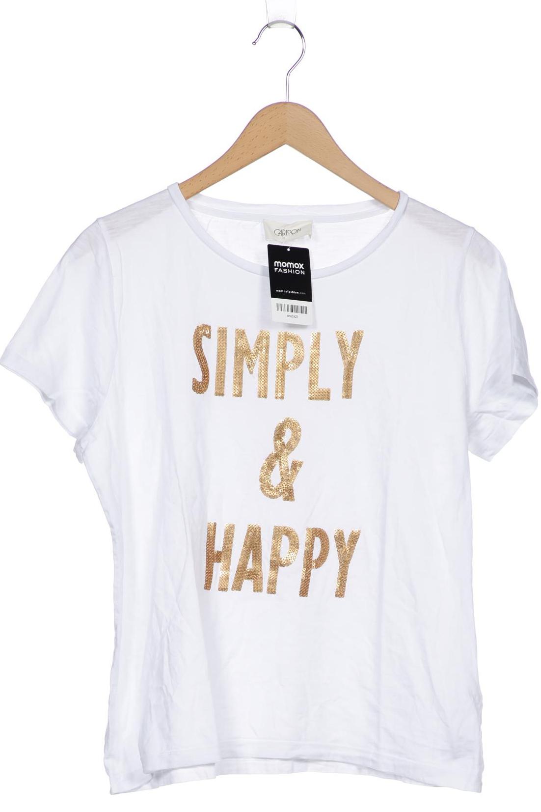 

Cartoon Damen T-Shirt, weiß