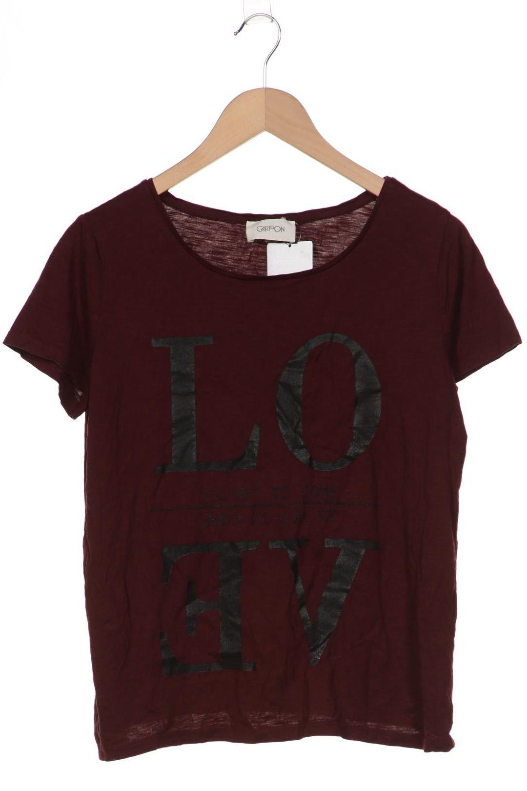 

Cartoon Damen T-Shirt, bordeaux
