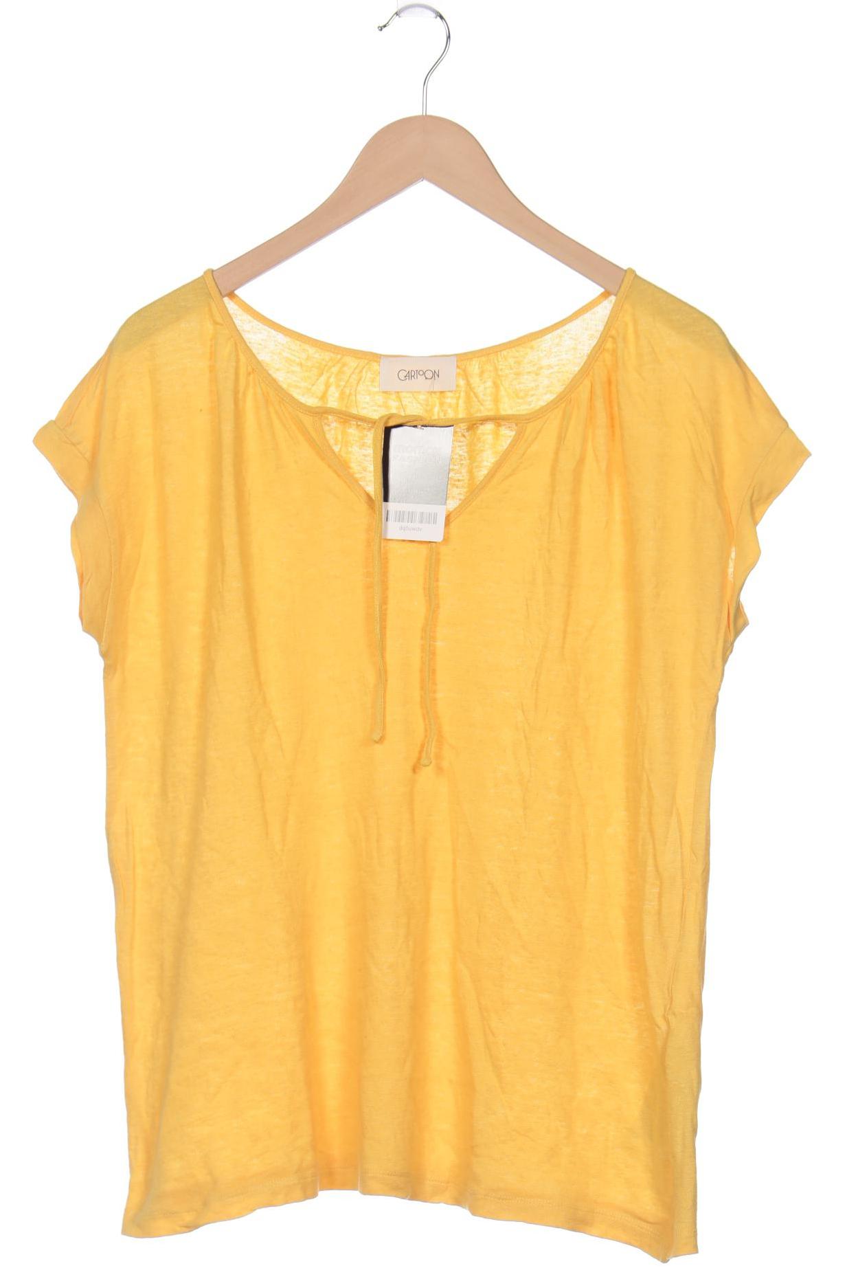 

Cartoon Damen T-Shirt, gelb