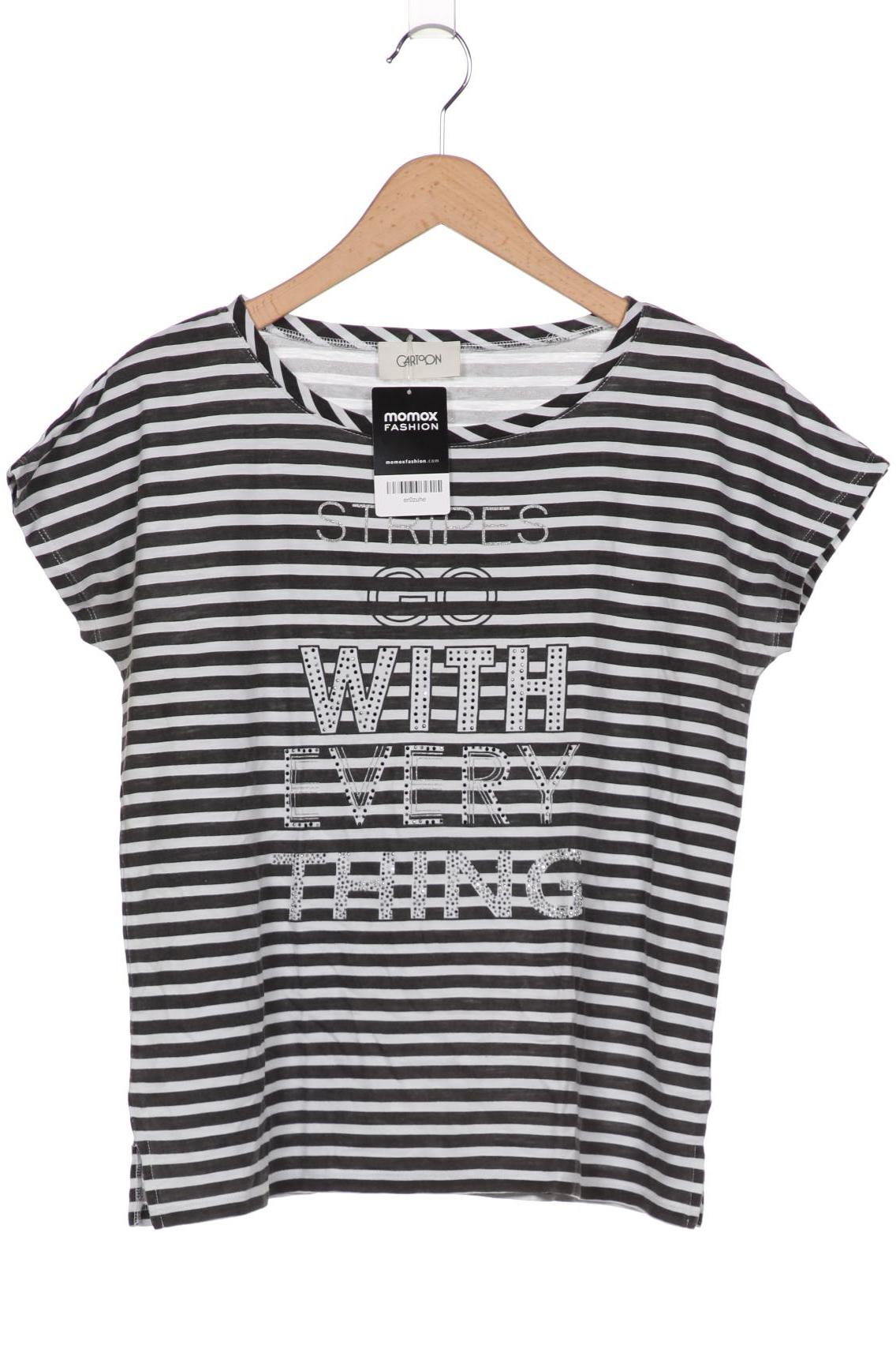 

Cartoon Damen T-Shirt, schwarz