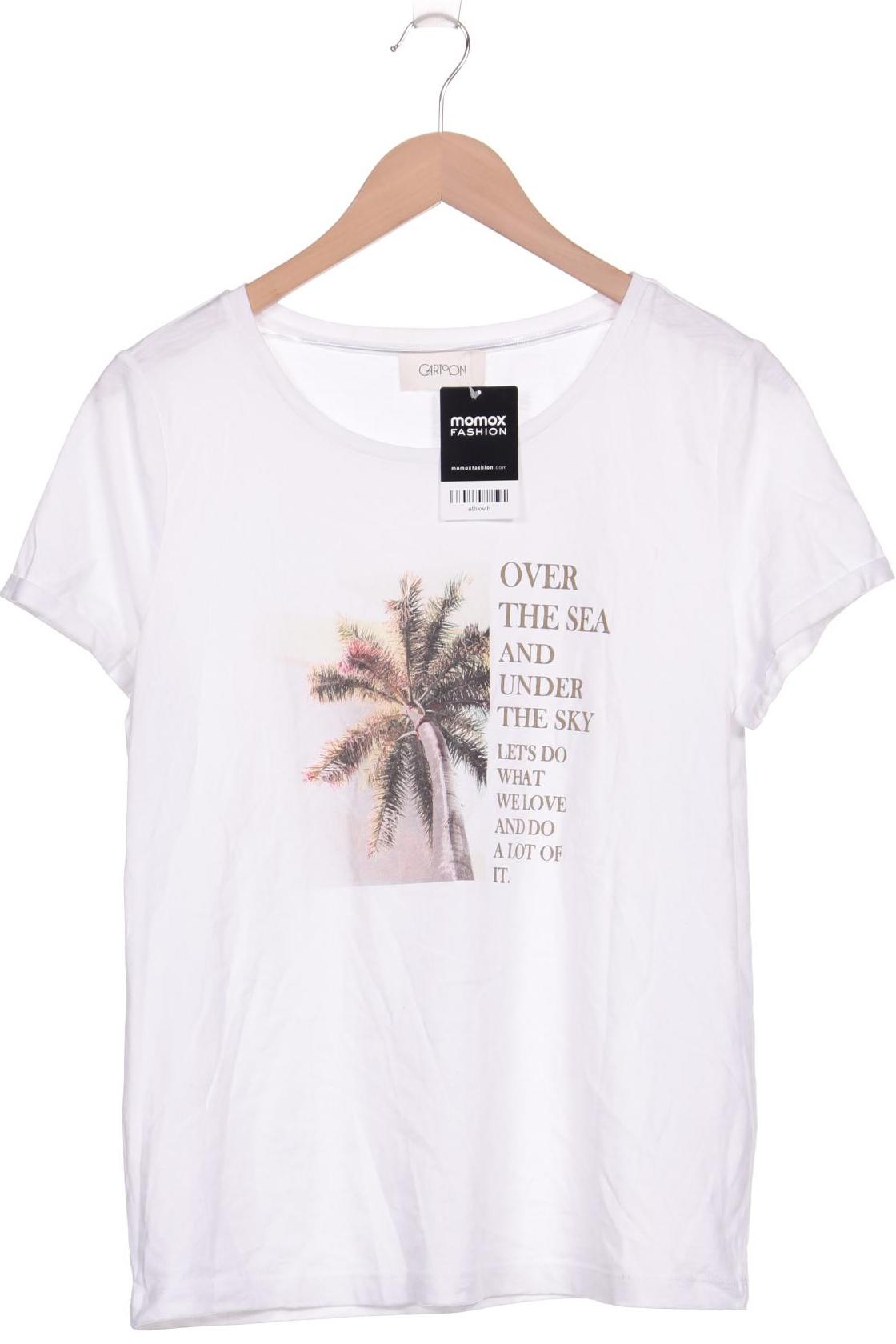 

Cartoon Damen T-Shirt, weiß