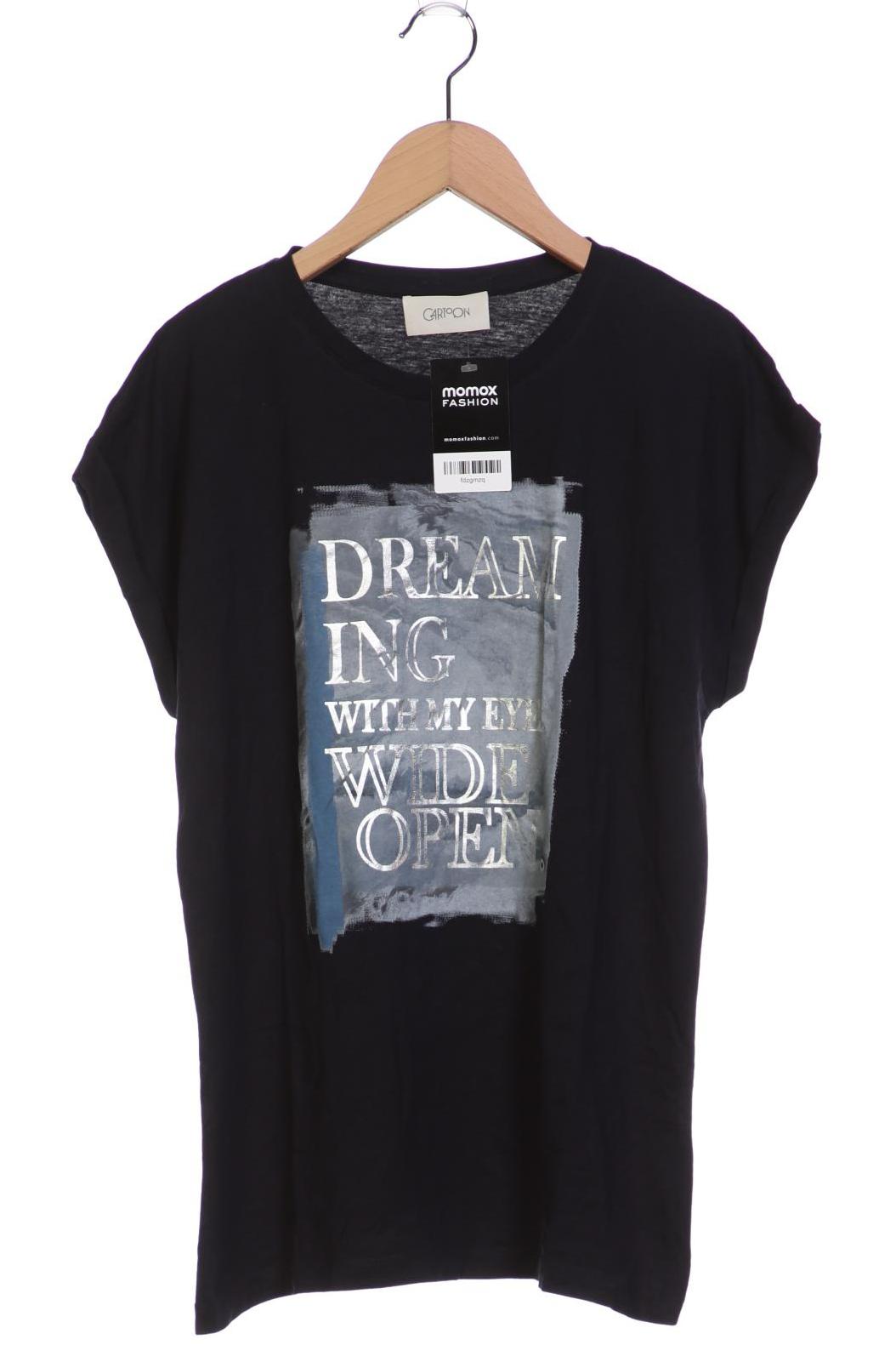 

Cartoon Damen T-Shirt, marineblau