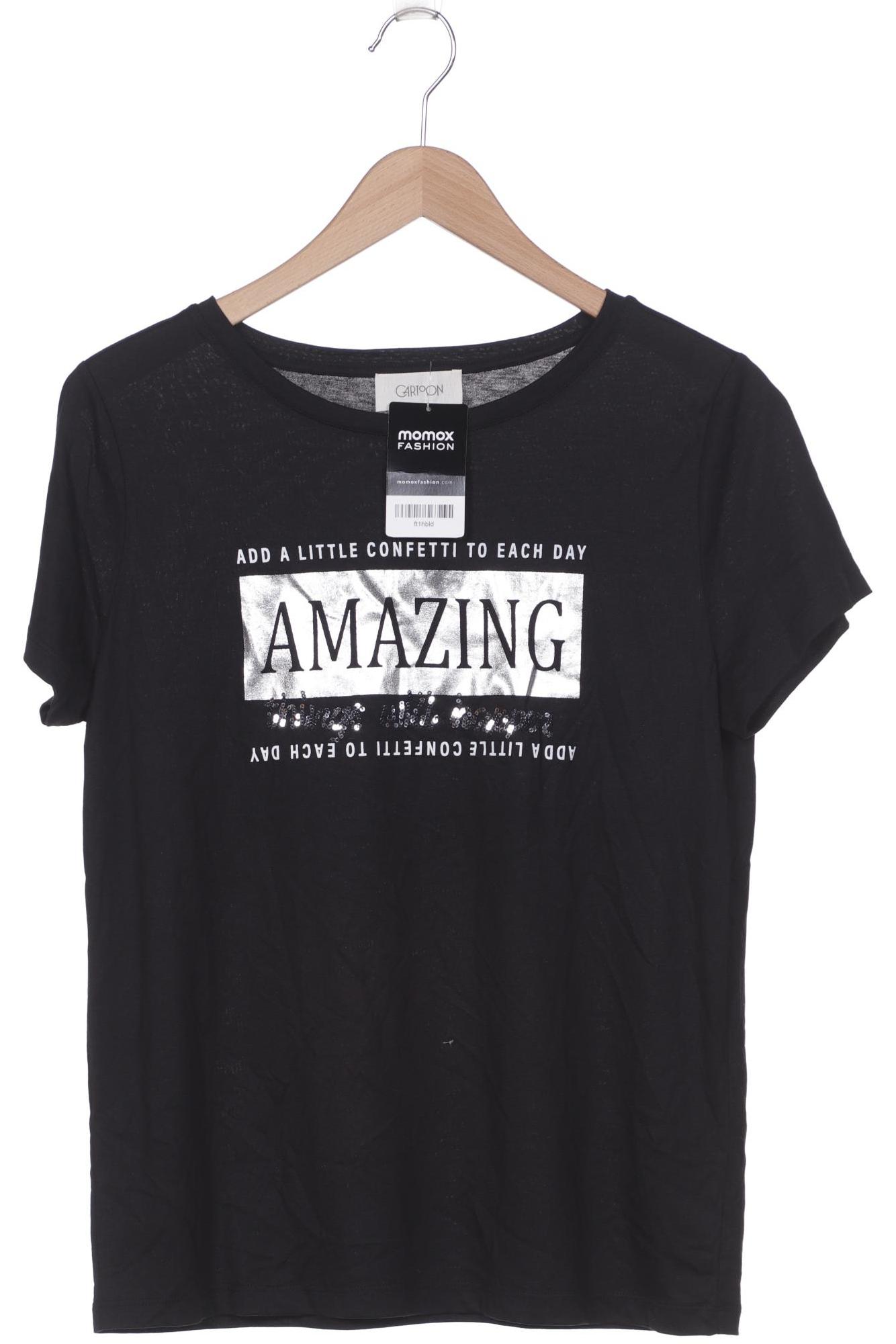 

Cartoon Damen T-Shirt, schwarz