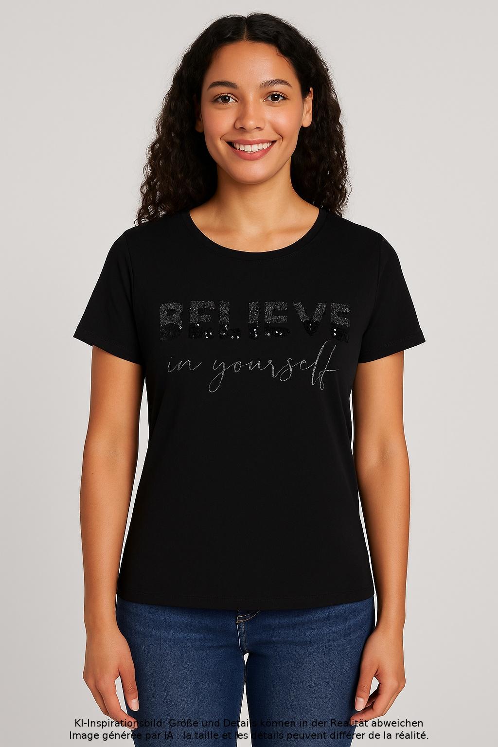 

Cartoon Damen T-Shirt, marineblau, Gr. 36