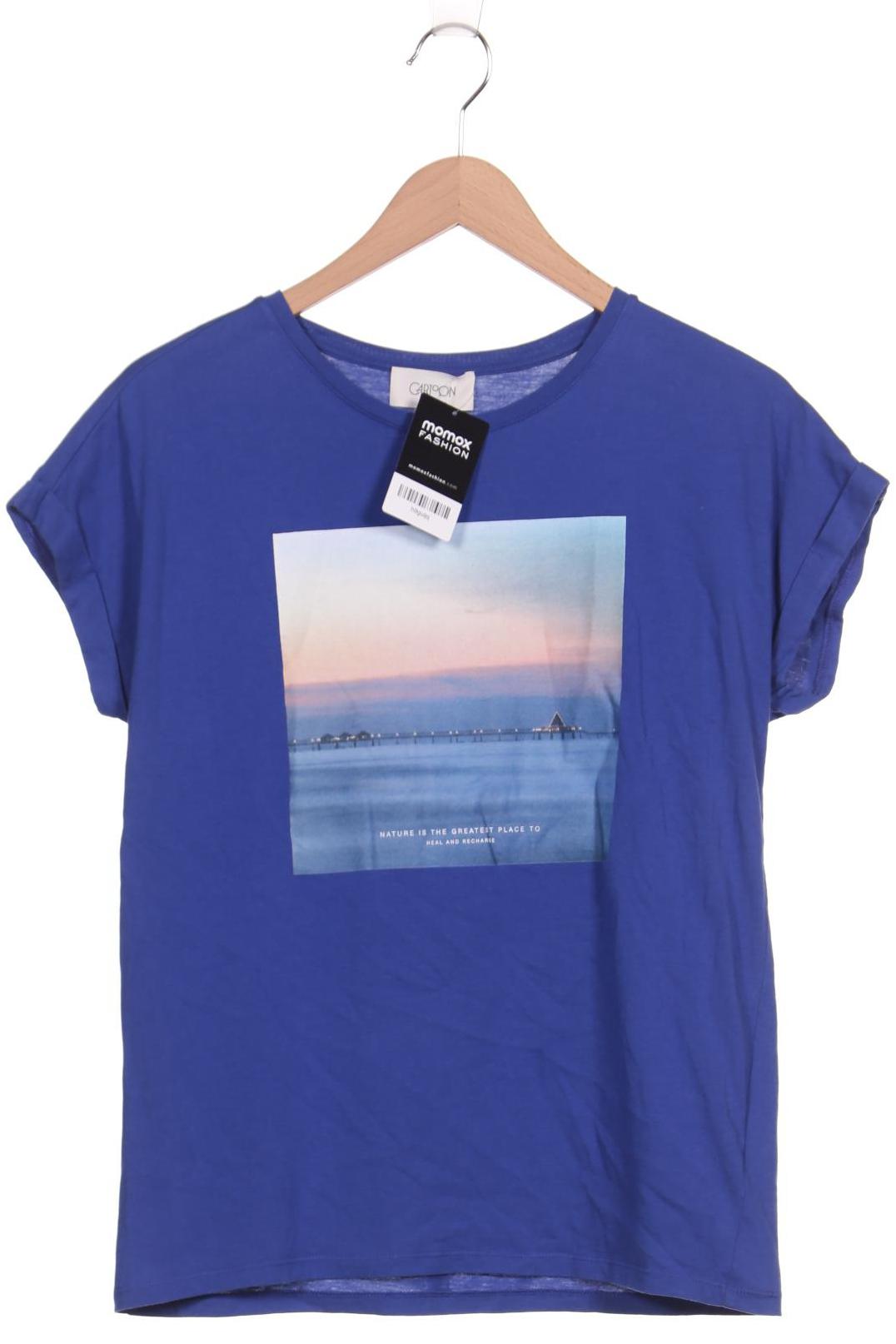

Cartoon Damen T-Shirt, blau