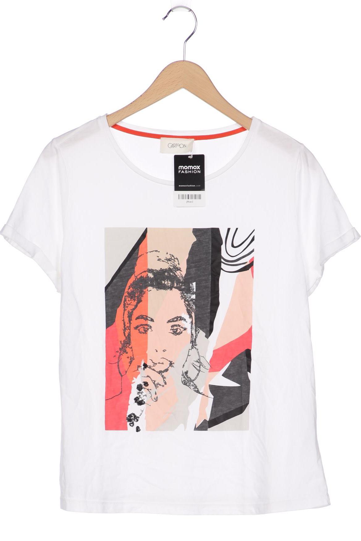 

Cartoon Damen T-Shirt, weiß