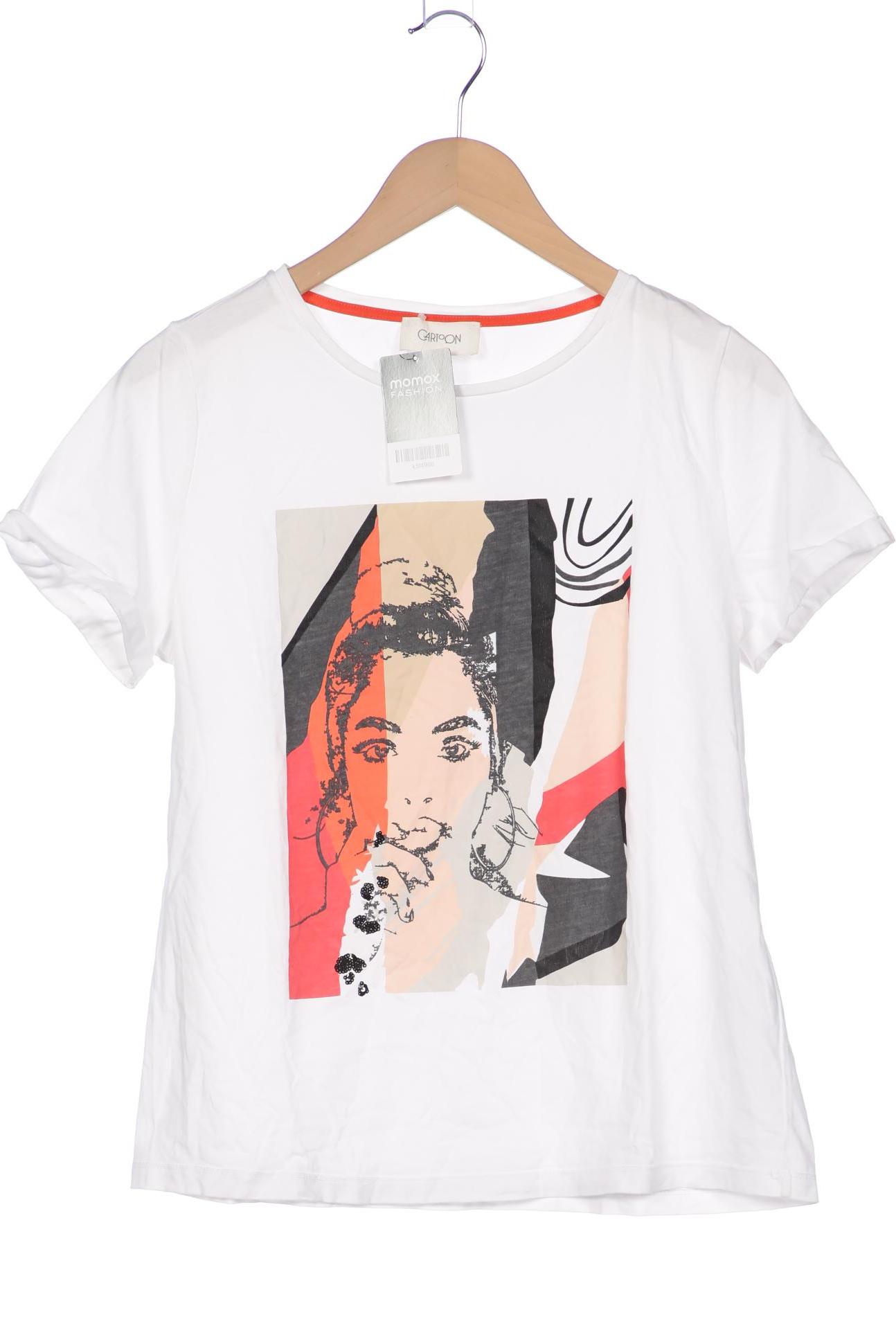 

Cartoon Damen T-Shirt, weiß