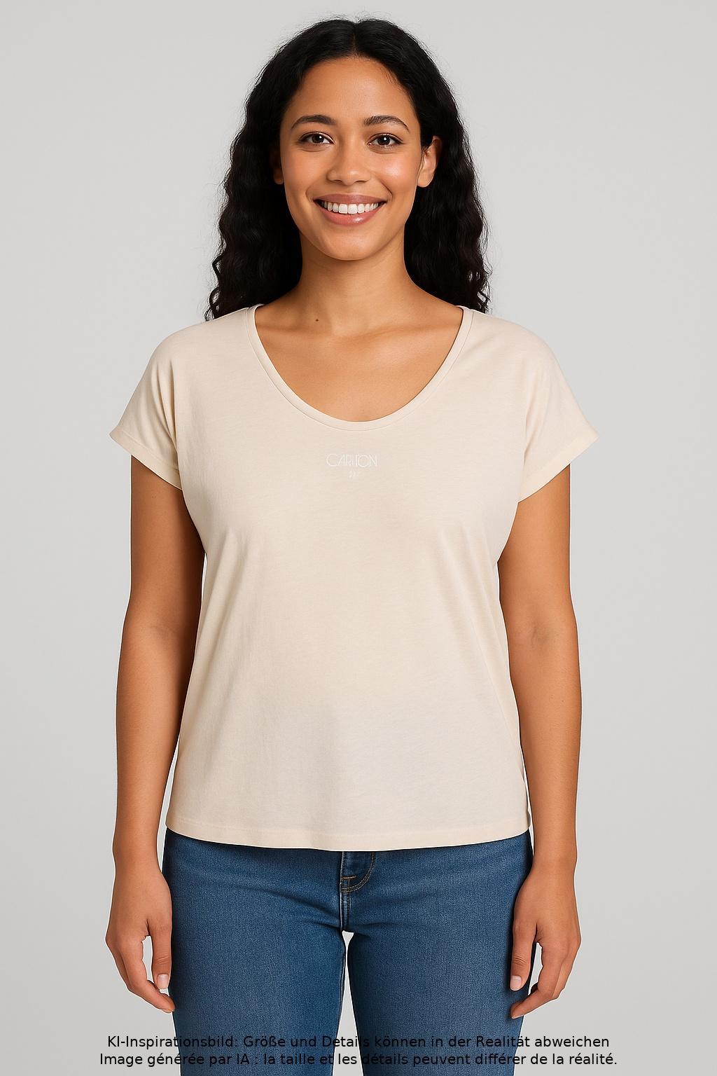 

Cartoon Damen T-Shirt, beige, Gr. 34