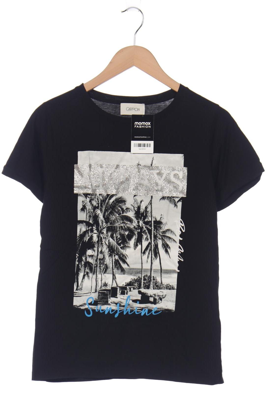 

Cartoon Damen T-Shirt, schwarz