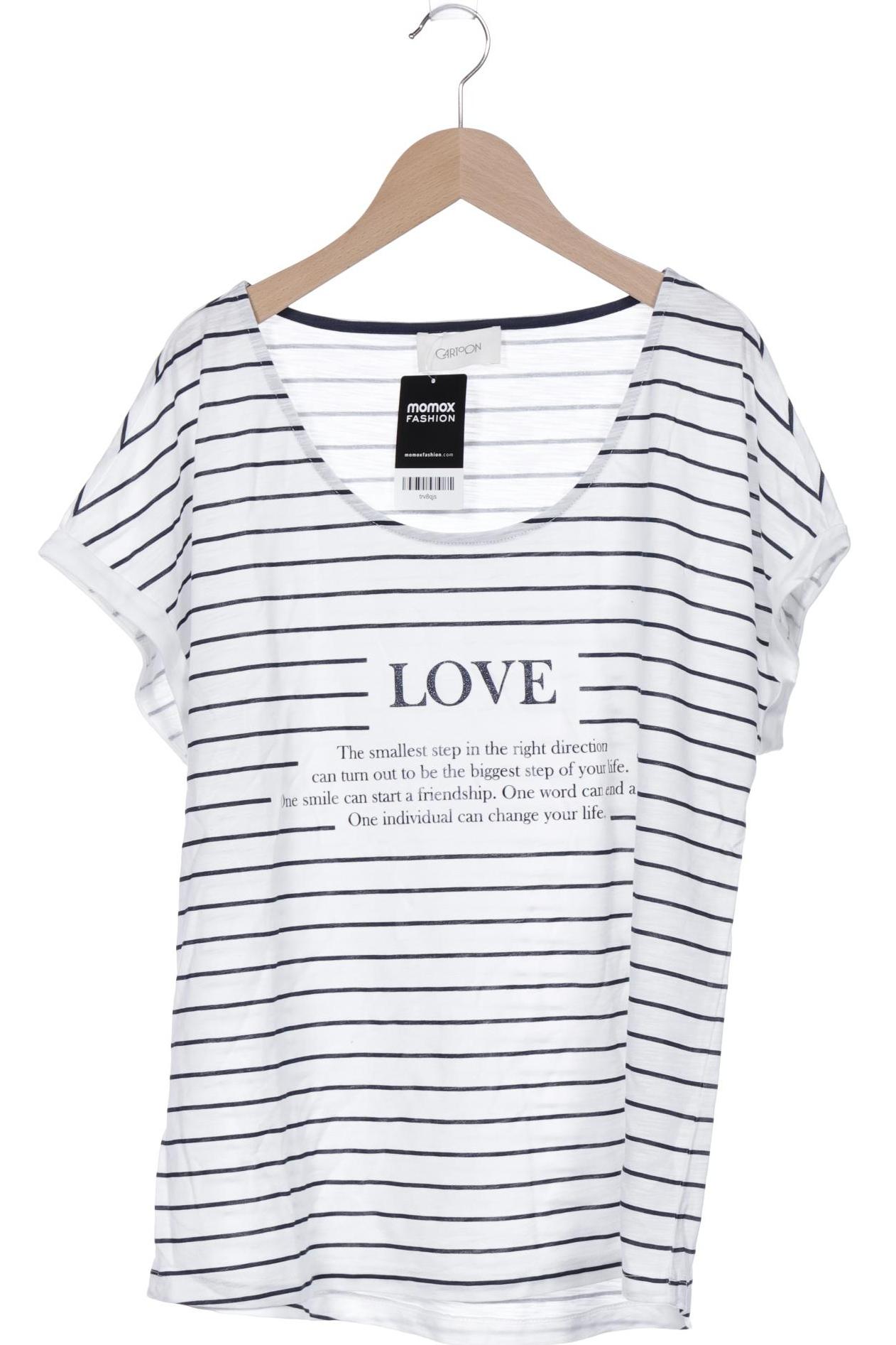 

Cartoon Damen T-Shirt, weiß