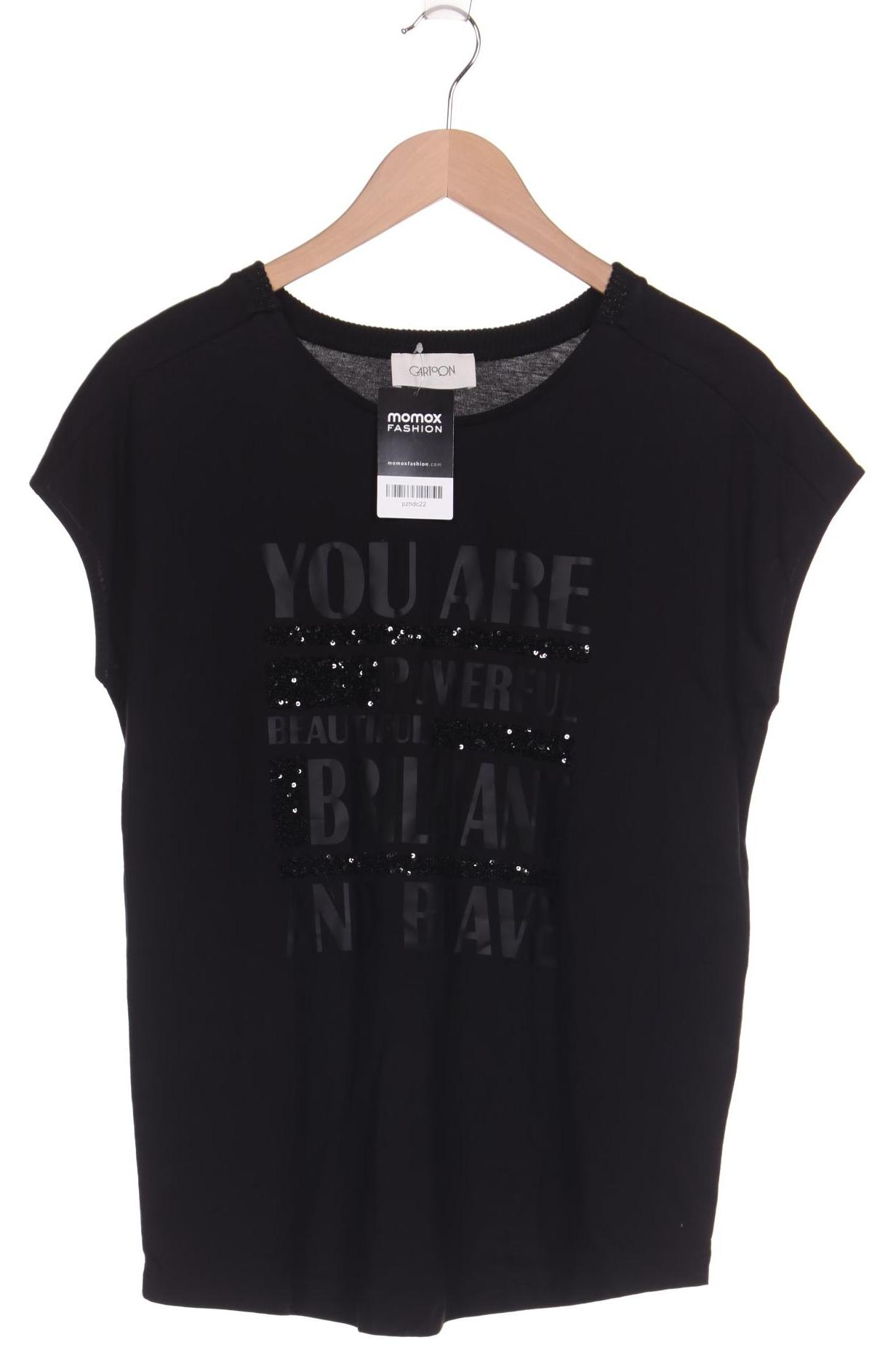 

Cartoon Damen T-Shirt, schwarz, Gr. 40