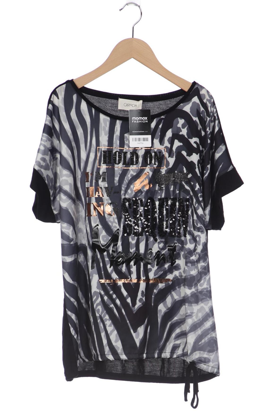 

Cartoon Damen T-Shirt, schwarz