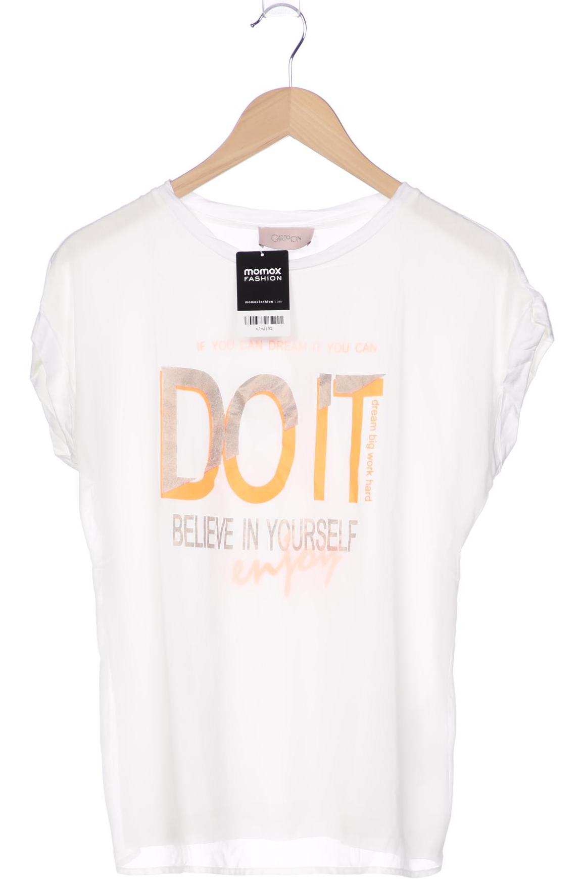 

Cartoon Damen T-Shirt, weiß