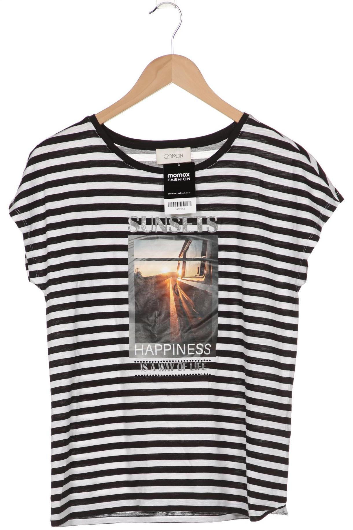 

Cartoon Damen T-Shirt, schwarz