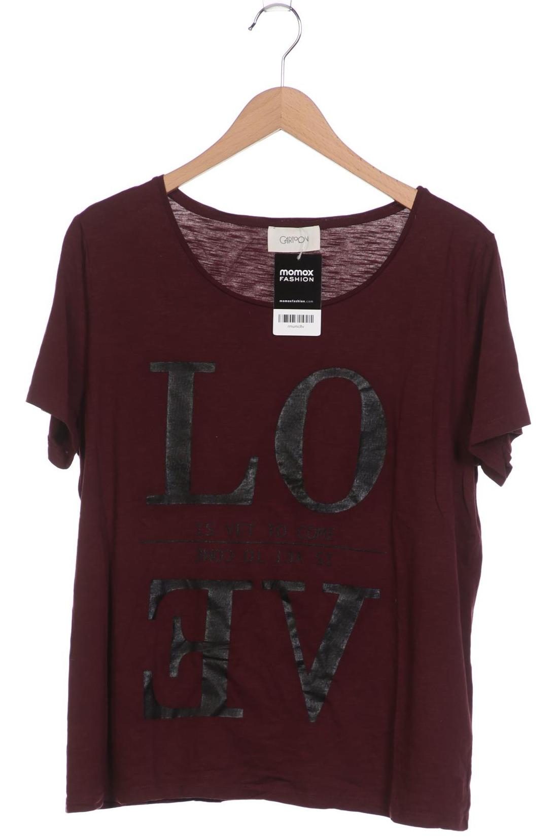 

Cartoon Damen T-Shirt, bordeaux