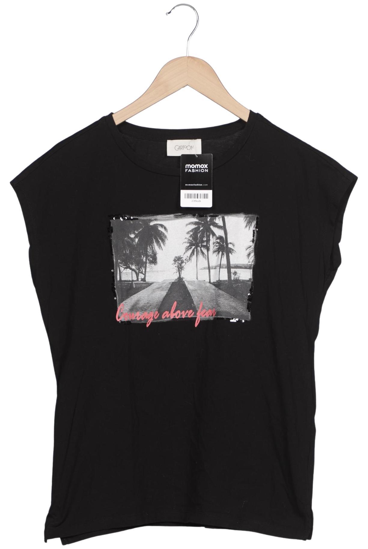 

Cartoon Damen T-Shirt, schwarz, Gr. 40