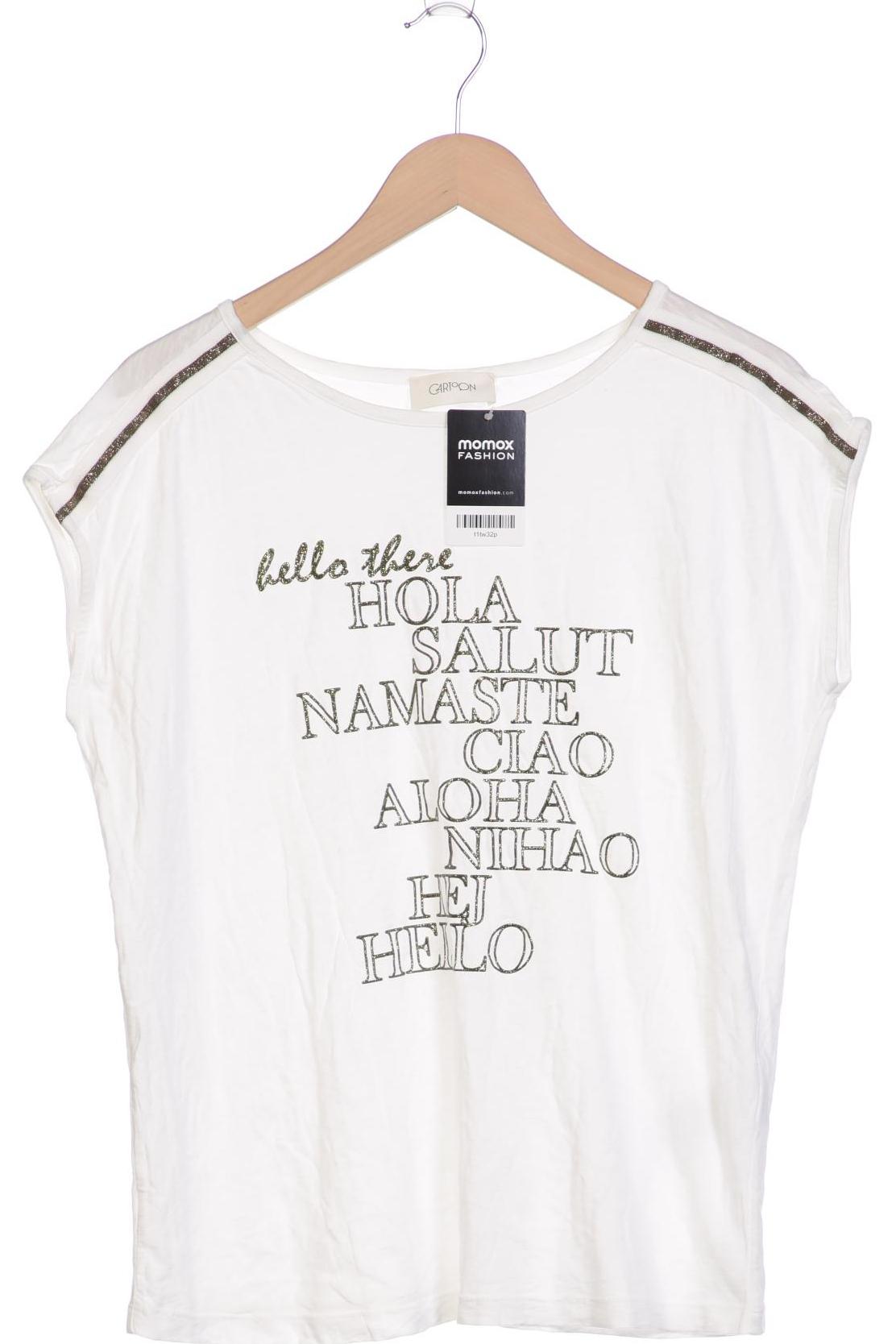 

Cartoon Damen T-Shirt, weiß