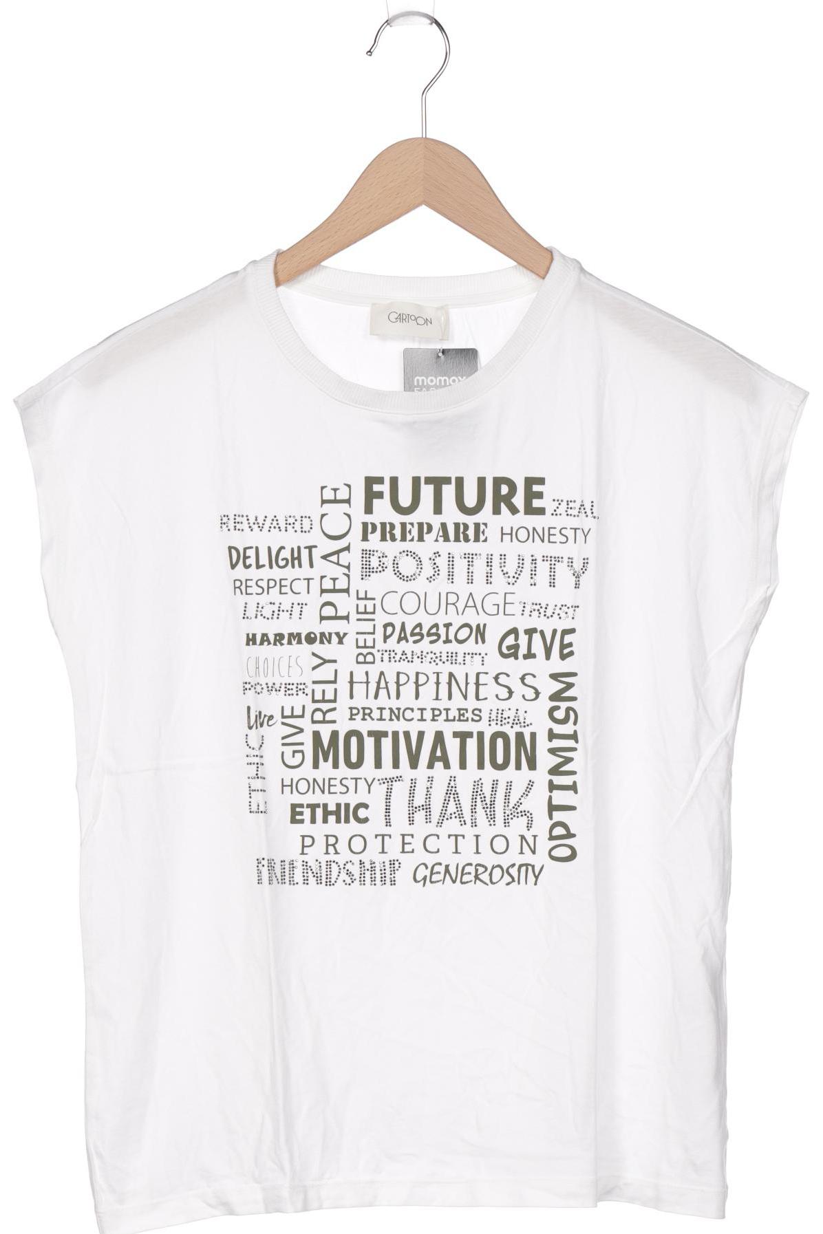 

Cartoon Damen T-Shirt, weiß