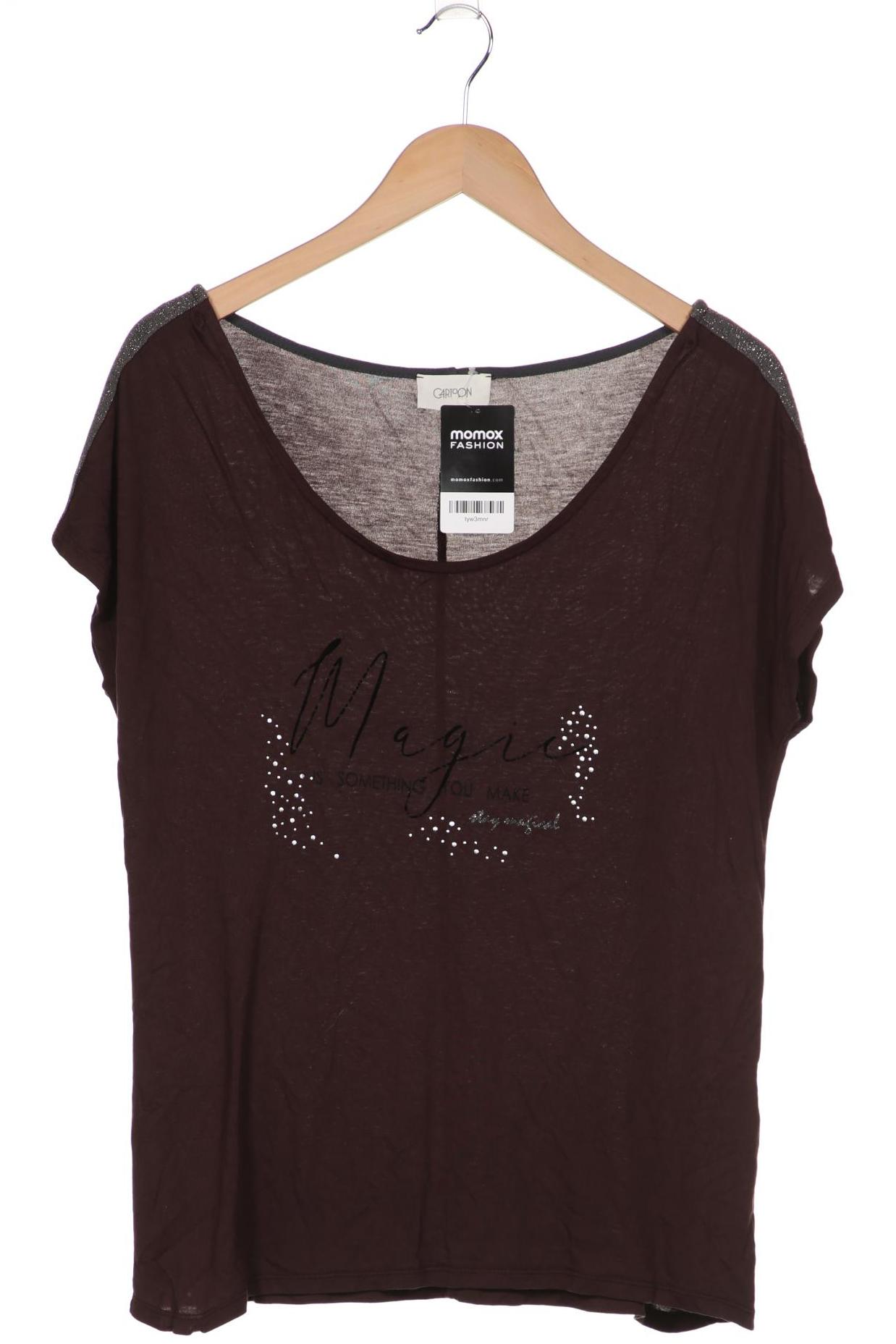 

Cartoon Damen T-Shirt, bordeaux