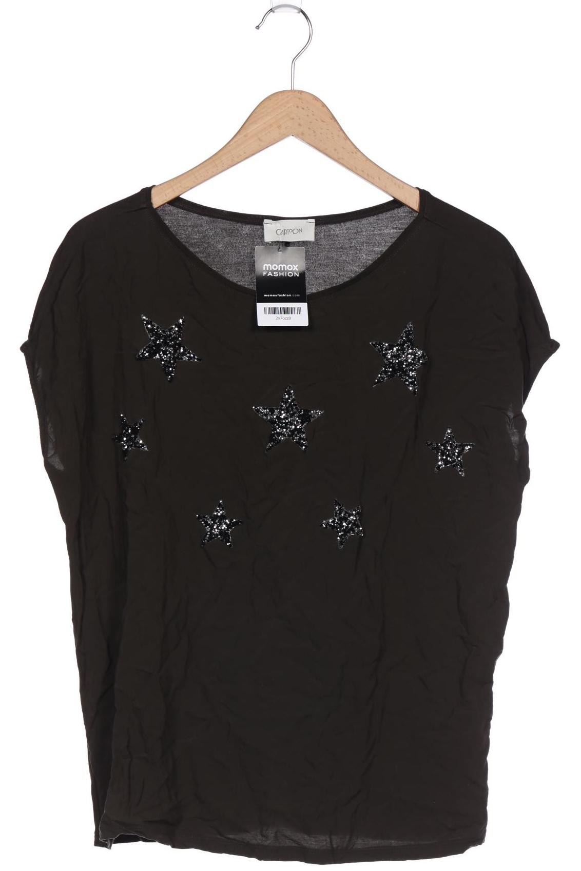 

Cartoon Damen T-Shirt, braun