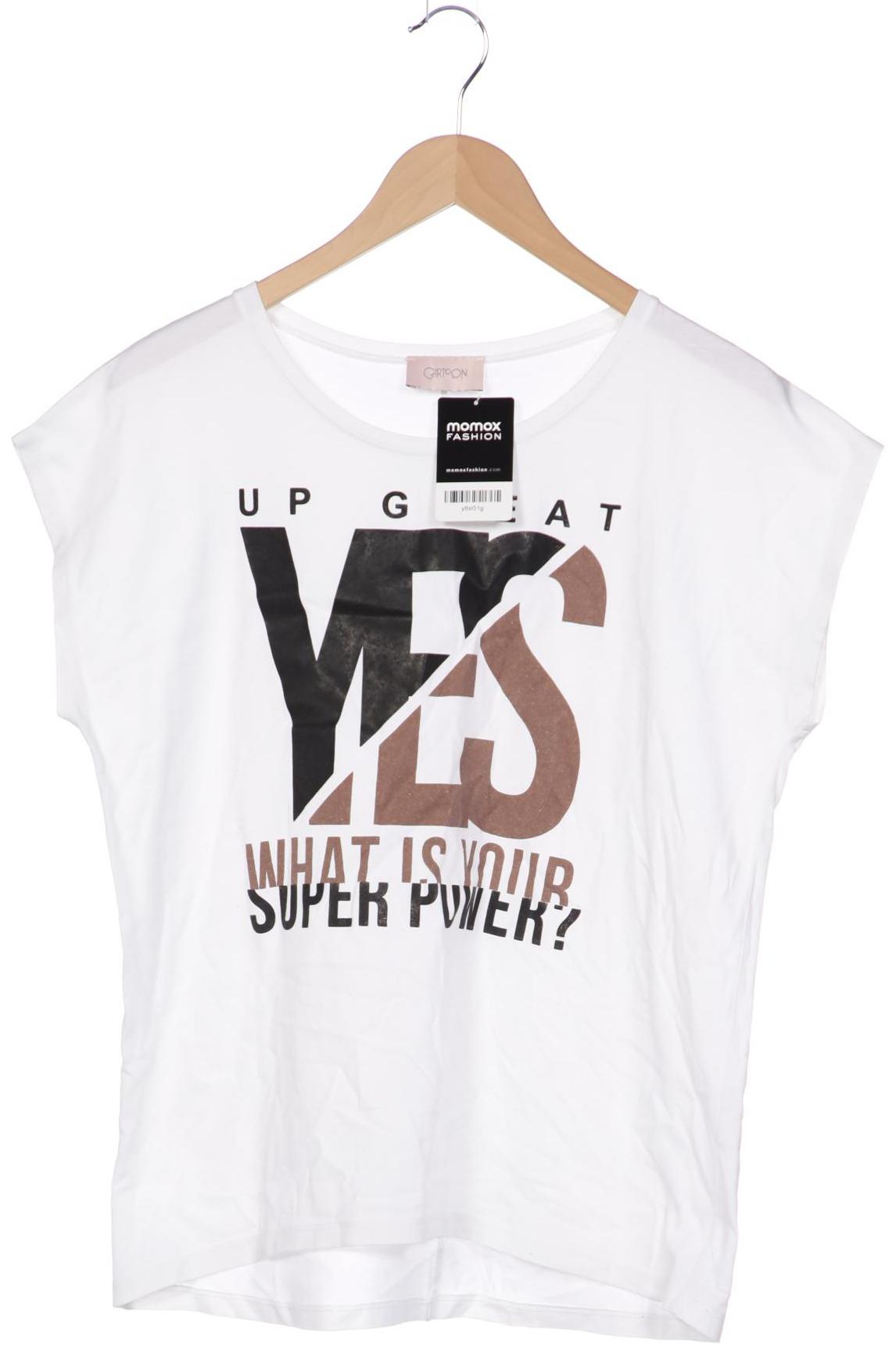 

Cartoon Damen T-Shirt, weiß