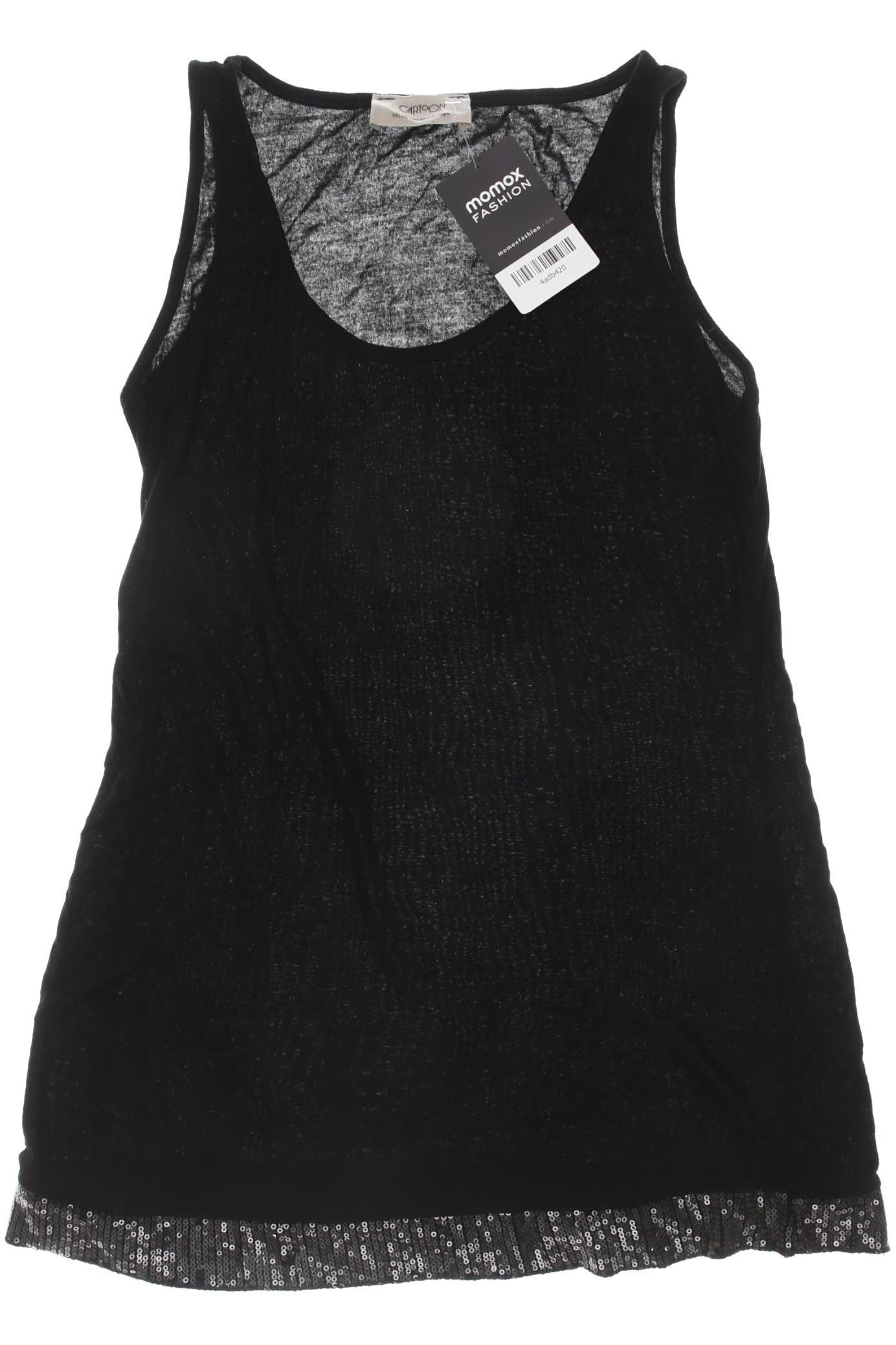 

Cartoon Damen Top, schwarz