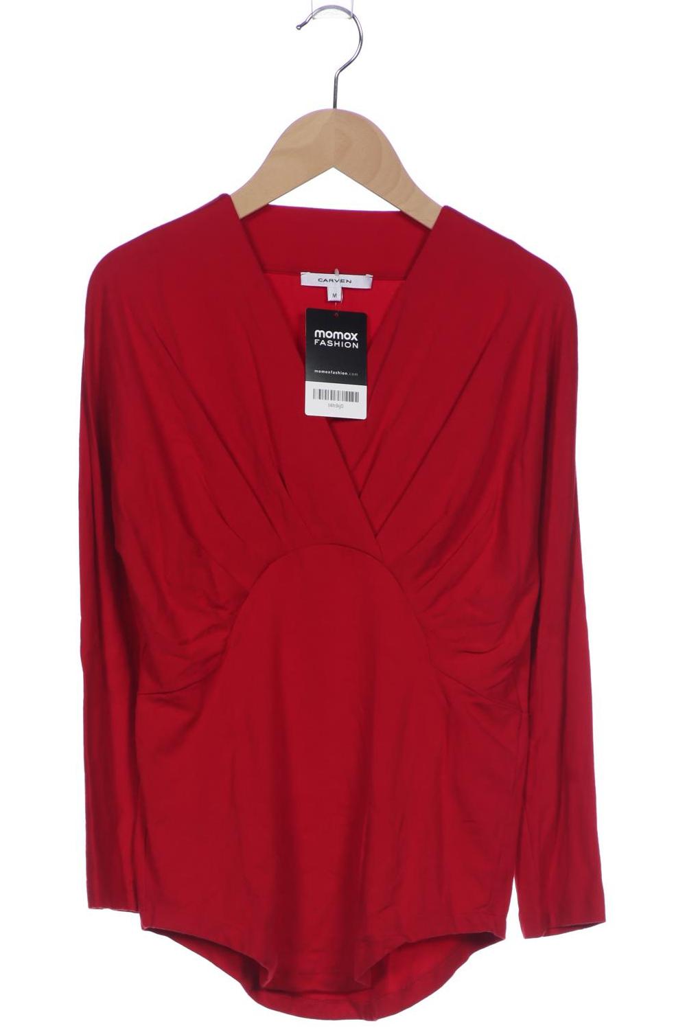 

Carven Damen Langarmshirt, rot, Gr. 38